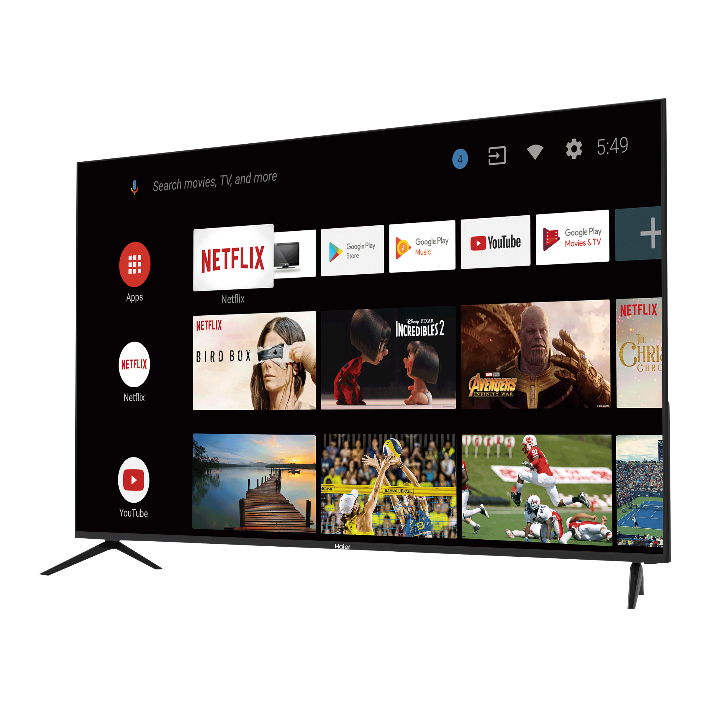 Haier K Series 126 cm (50 inch) 4K Ultra HD LED Android TV with Google Assistant Haier K Series 126 cm (50 inch) 4K Ultra HD LED Android TV with Google Assistant_8