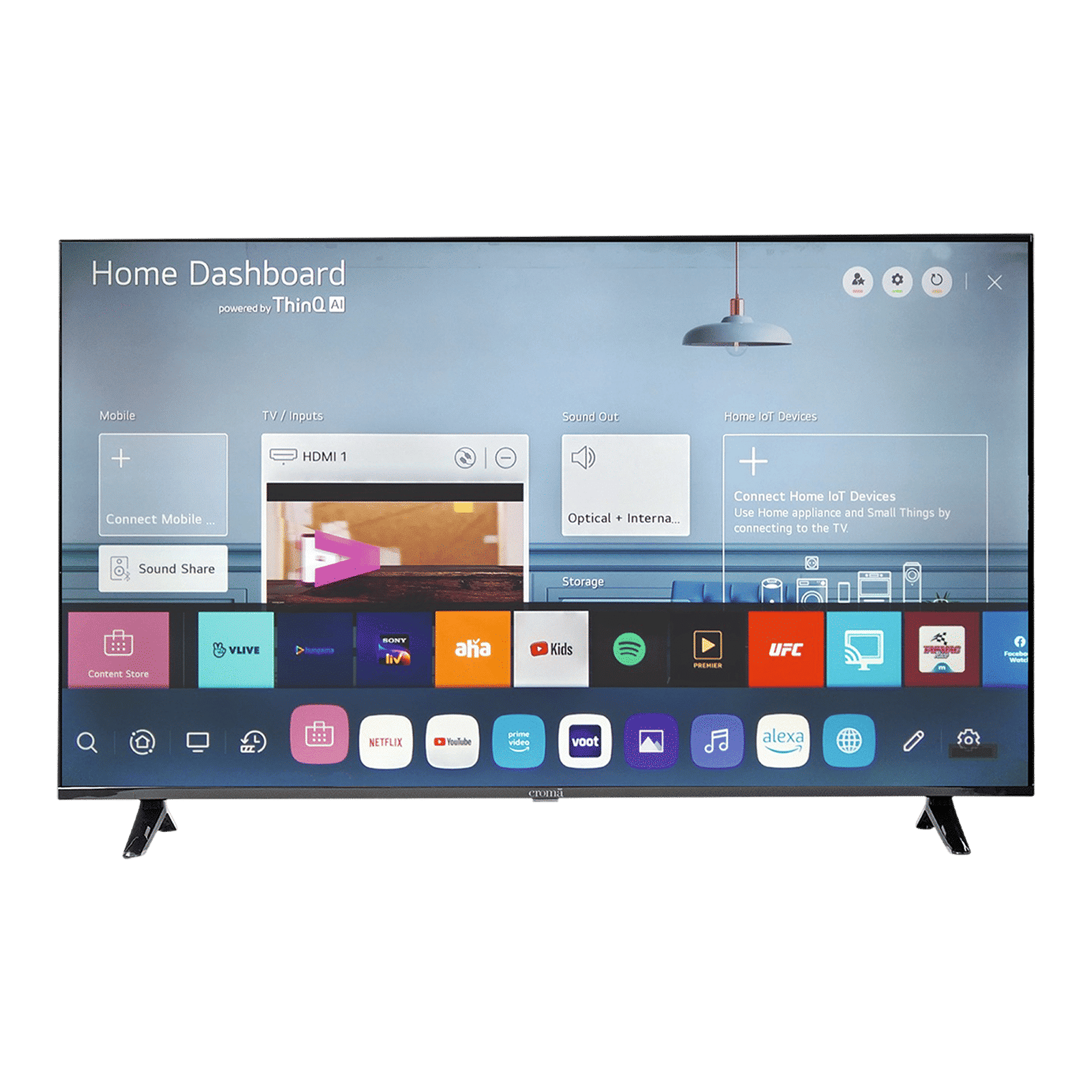 Croma 127 cm (50 inch) 4K Ultra HD LED Smart WebOS TV with Dolby Audio Croma 127 cm (50 inch) 4K Ultra HD LED Smart WebOS TV with Dolby Audio_1