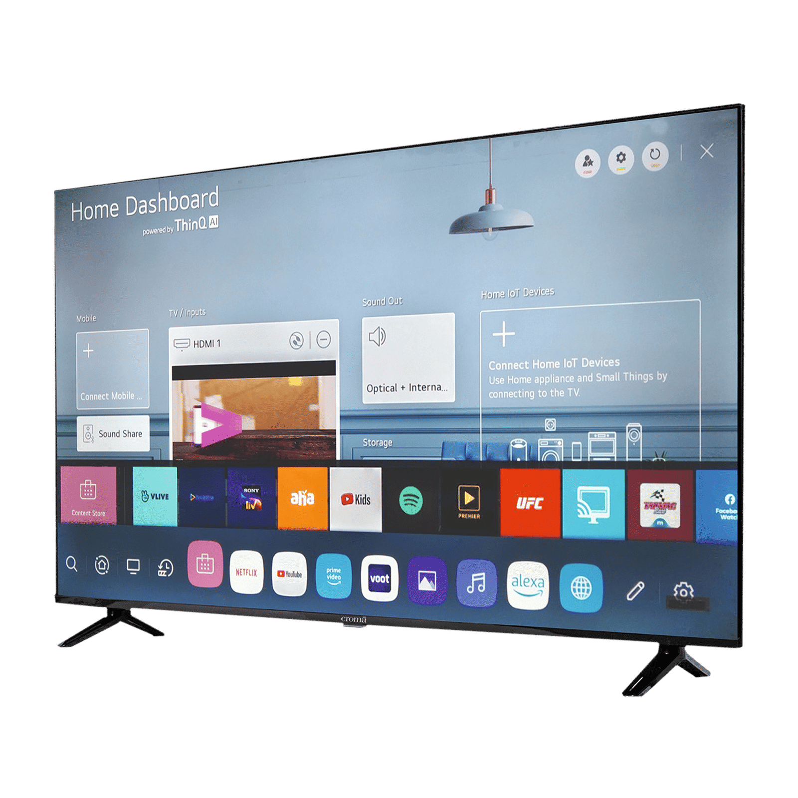 Croma 140 cm (55 inch) 4K Ultra HD LED Smart WebOS TV with Google Assistant_7