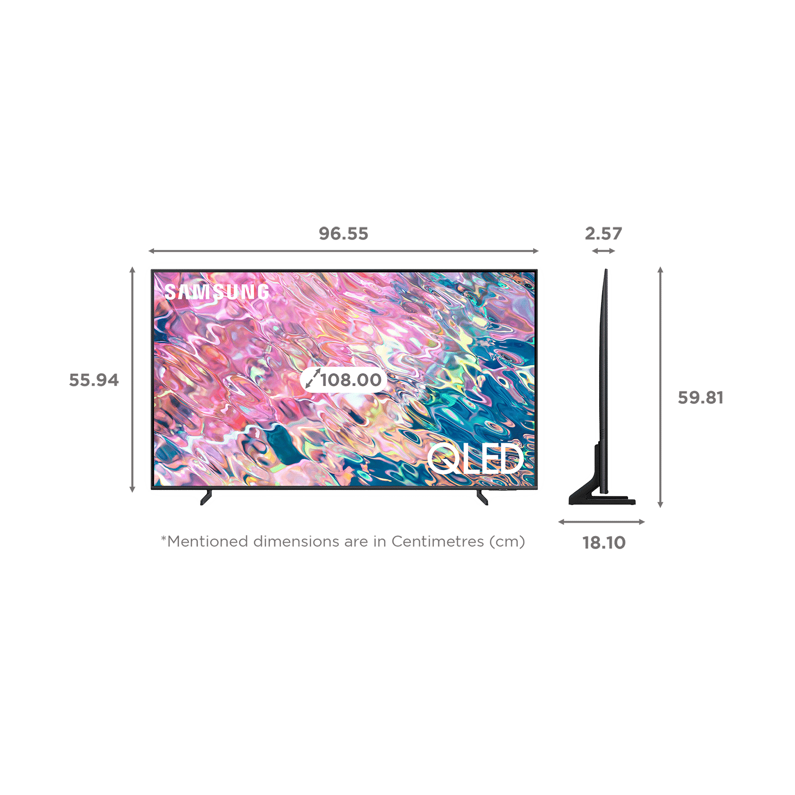 SAMSUNG Series 6 108 cm (43 inch) QLED 4K Ultra HD Tizen TV with Alexa Compatibility_2