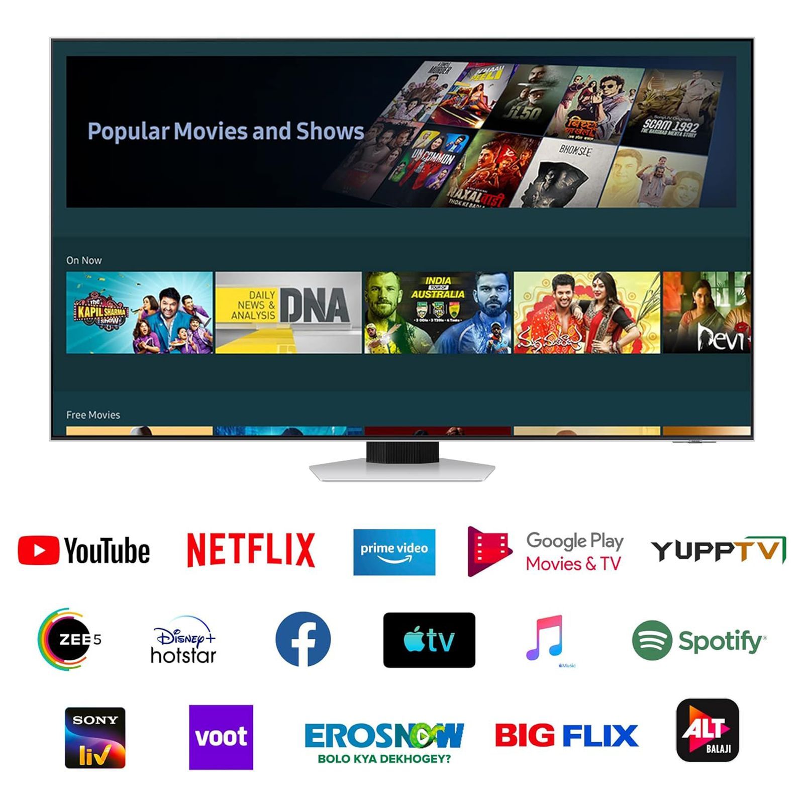 SAMSUNG Series 8 165 cm (65 inch) QLED 4K Ultra HD Tizen TV with Alexa Compatibility_12