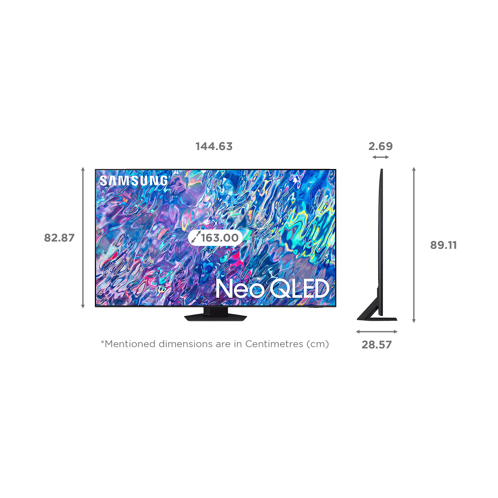 SAMSUNG Series 8 165 cm (65 inch) QLED 4K Ultra HD Tizen TV with Alexa Compatibility_2