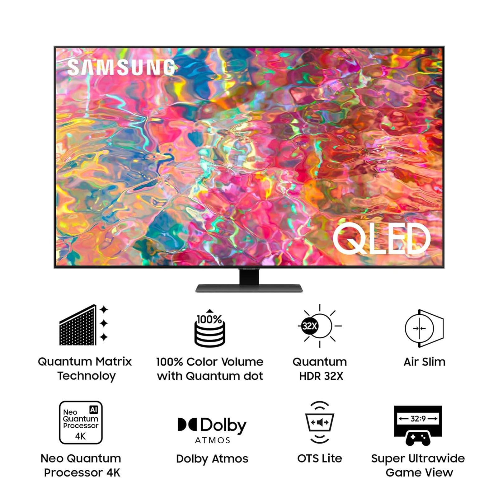 SAMSUNG Series 8 138 cm (55 inch) QLED 4K Ultra HD Tizen TV with Alexa Compatibility_9