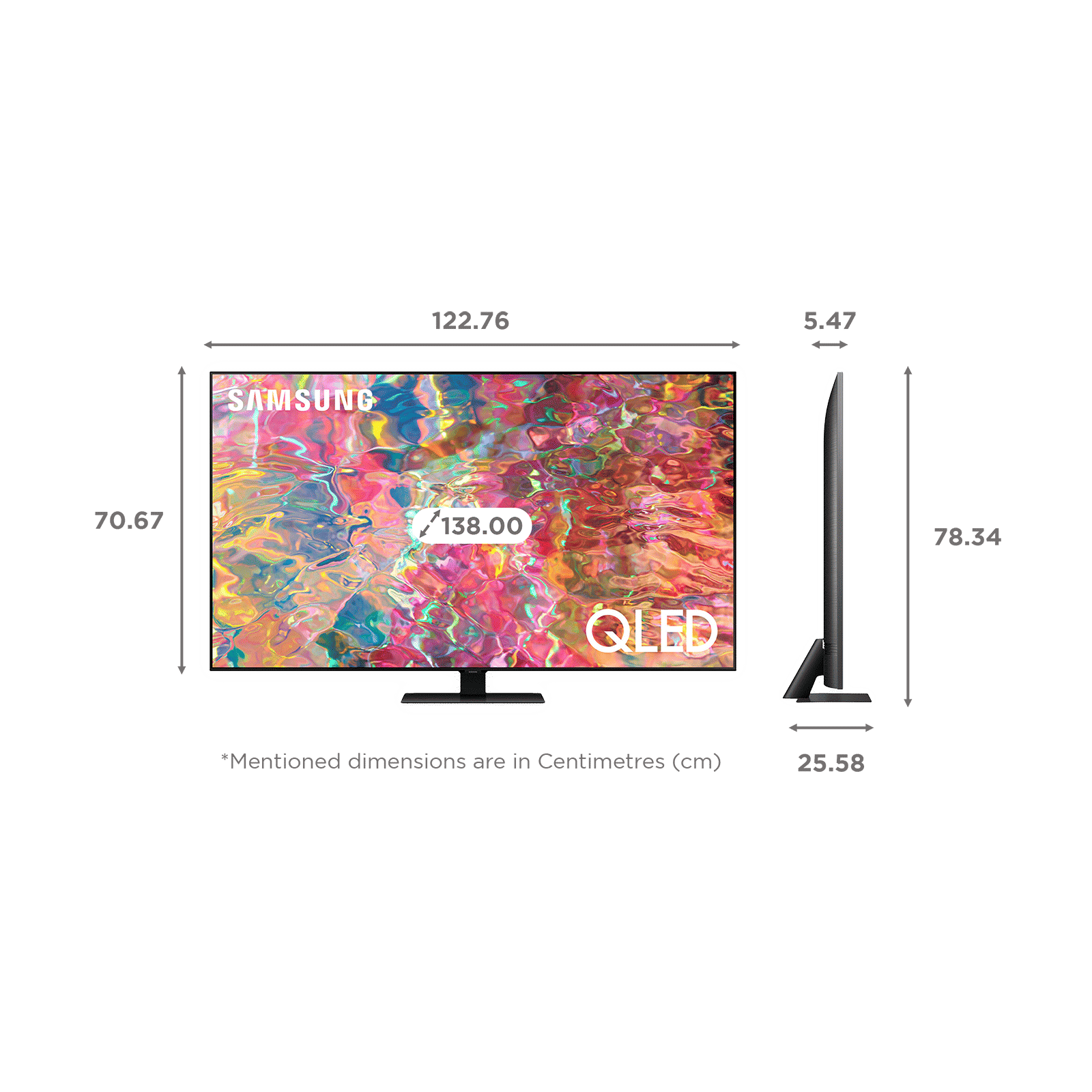 SAMSUNG Series 8 138 cm (55 inch) QLED 4K Ultra HD Tizen TV with Alexa Compatibility_2