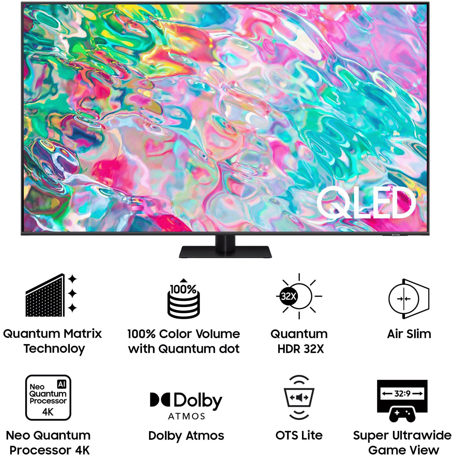 SAMSUNG Series 7 138 cm (55 inch) QLED 4K Ultra HD Tizen TV with Alexa Compatibility_9