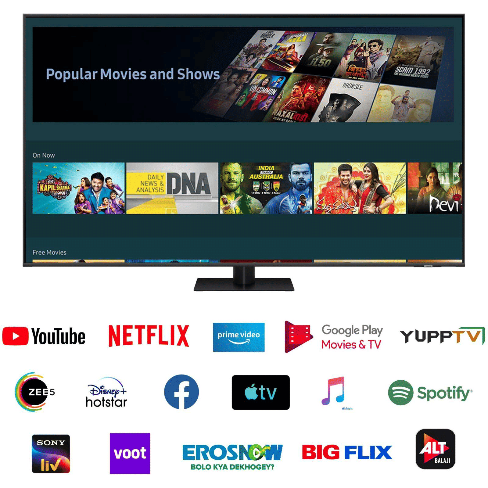 SAMSUNG Series 7 138 cm (55 inch) QLED 4K Ultra HD Tizen TV with Alexa Compatibility_10