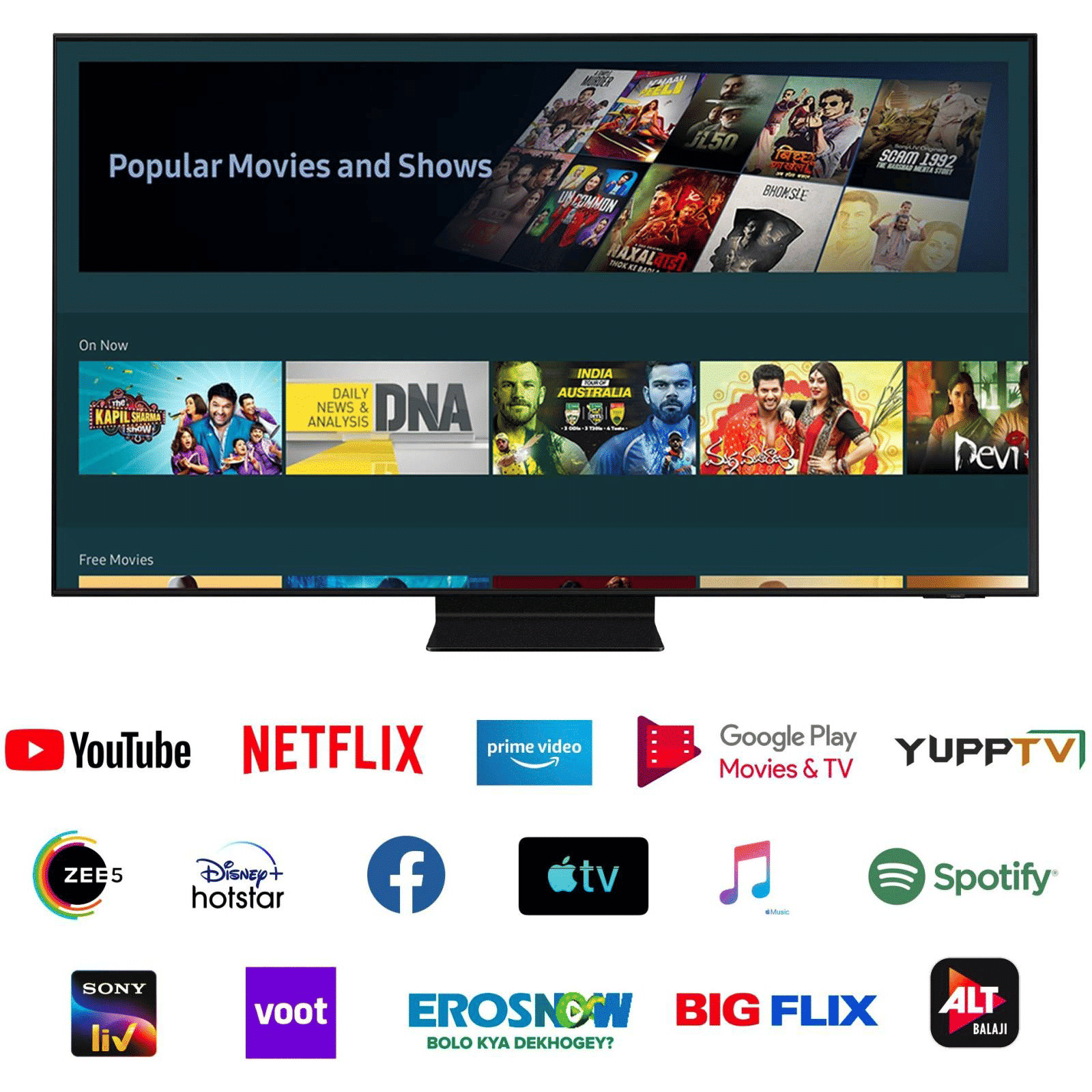 SAMSUNG Series 8 165 cm (65 inch) 8K Ultra HD QLED Tizen TV with Alexa Compatibility_12