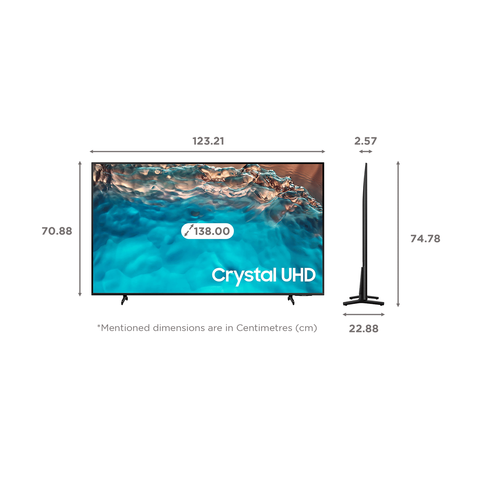 SAMSUNG Series 8 138 cm (55 inch) 4K Ultra HD LED Tizen TV with Alexa Compatibility_2