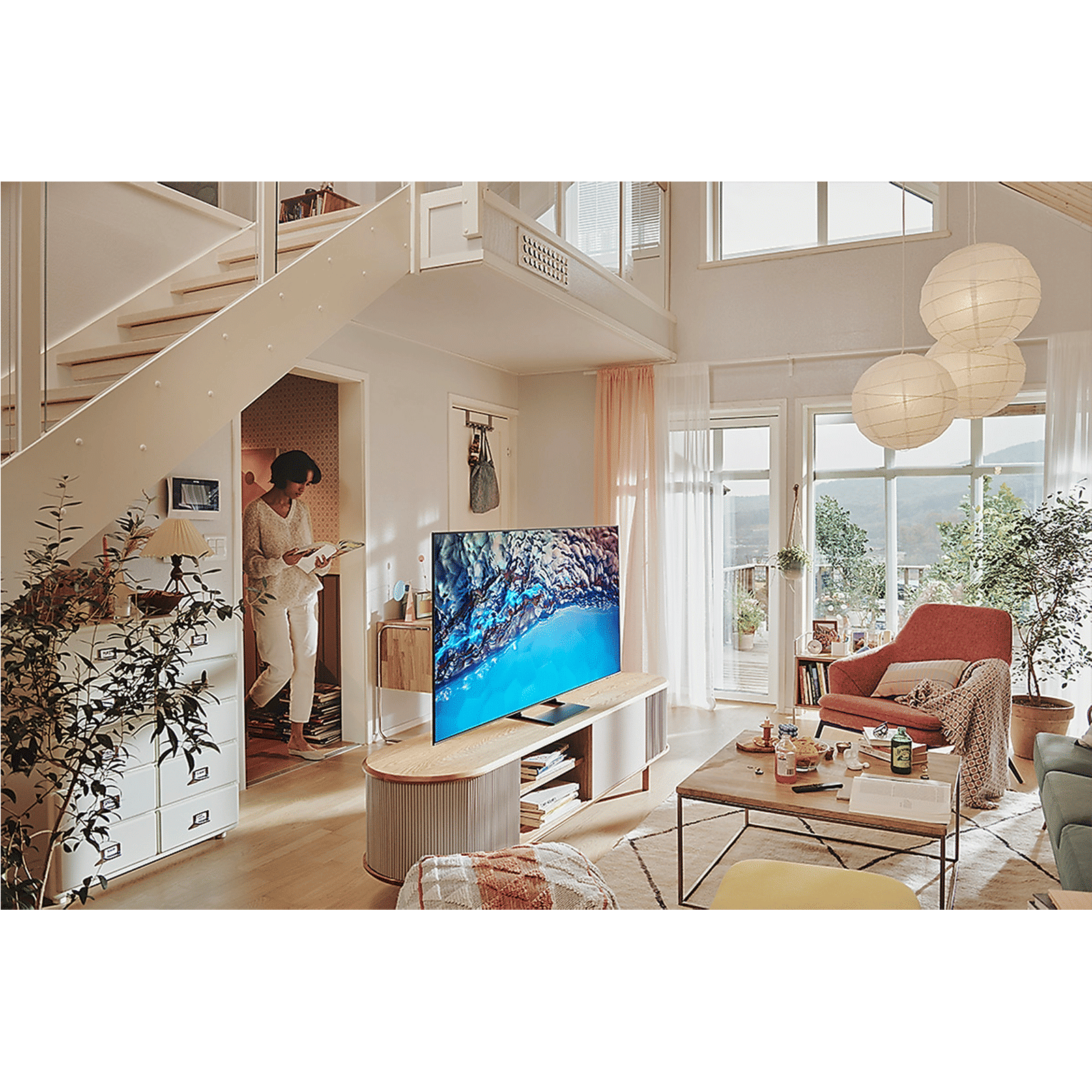 SAMSUNG Series 8 108cm (43 inch) 4K Ultra HD LED Tizen TV with Alexa Compatibility_18