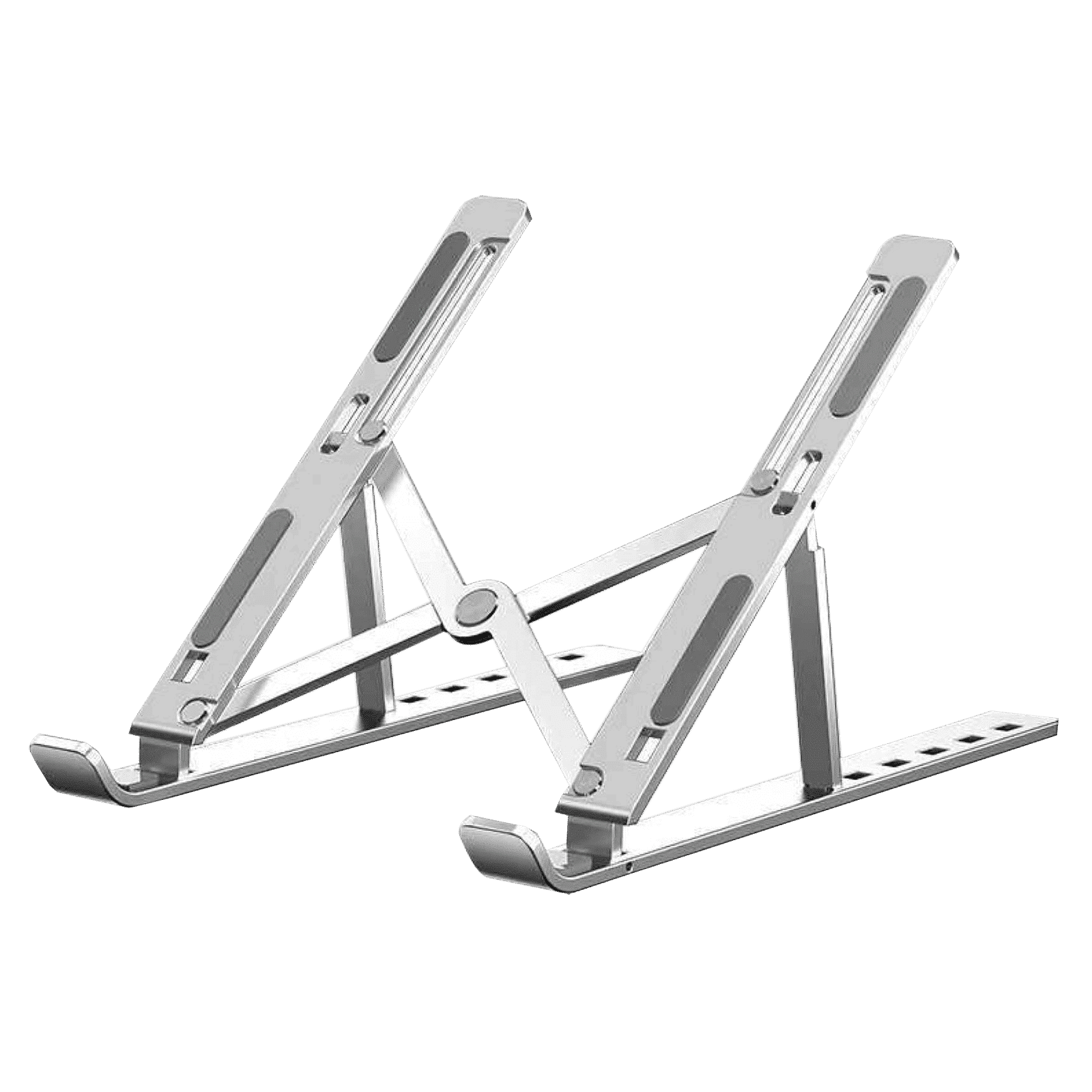 Croma Stand For Laptops Upto 15 Inch (Foldable Design, CRSP015AOC016515, Silver)_2