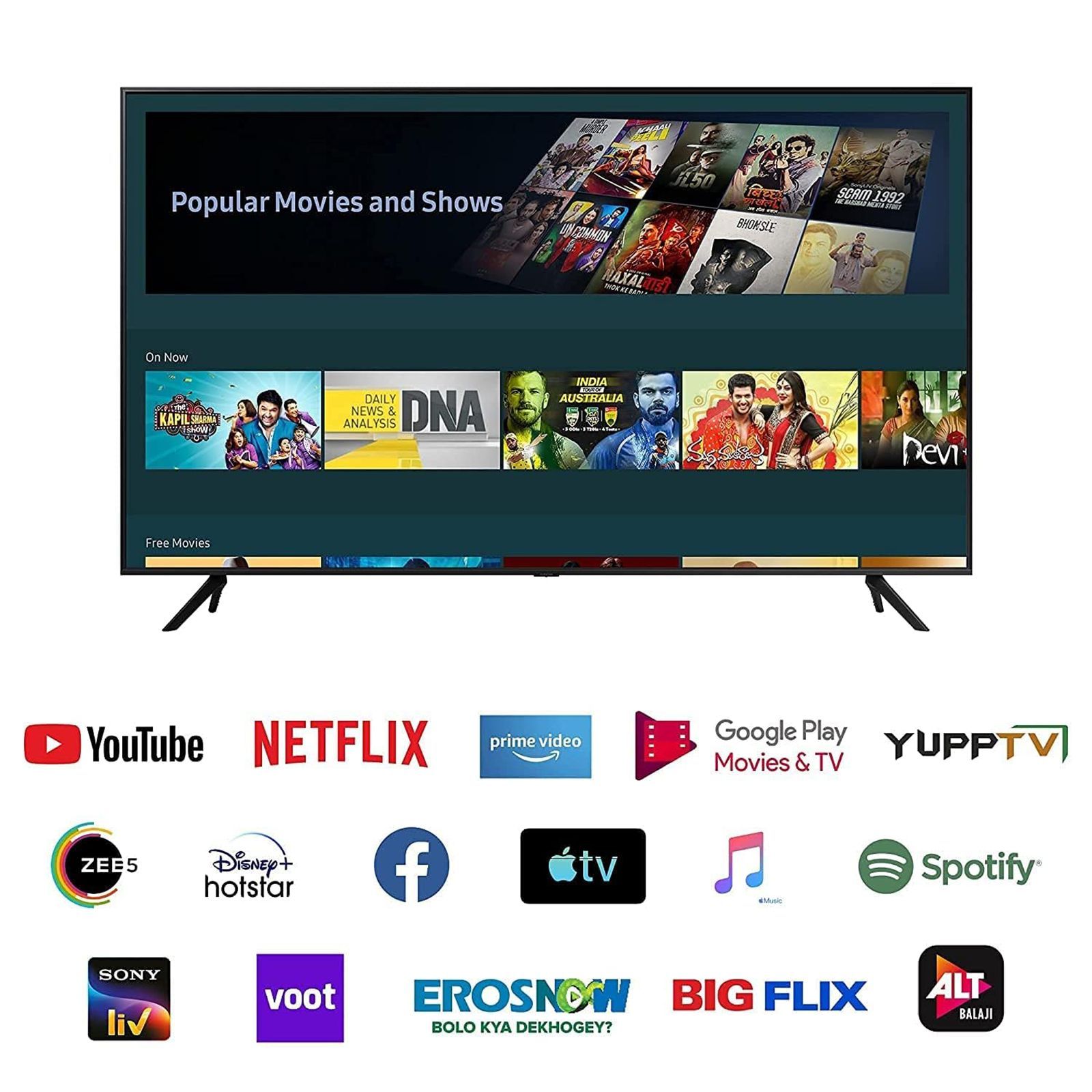 SAMSUNG Crystal 4K 125 cm (50 inch) 4K Ultra HD LED Tizen TV with Google Assistant (2021 model)_15