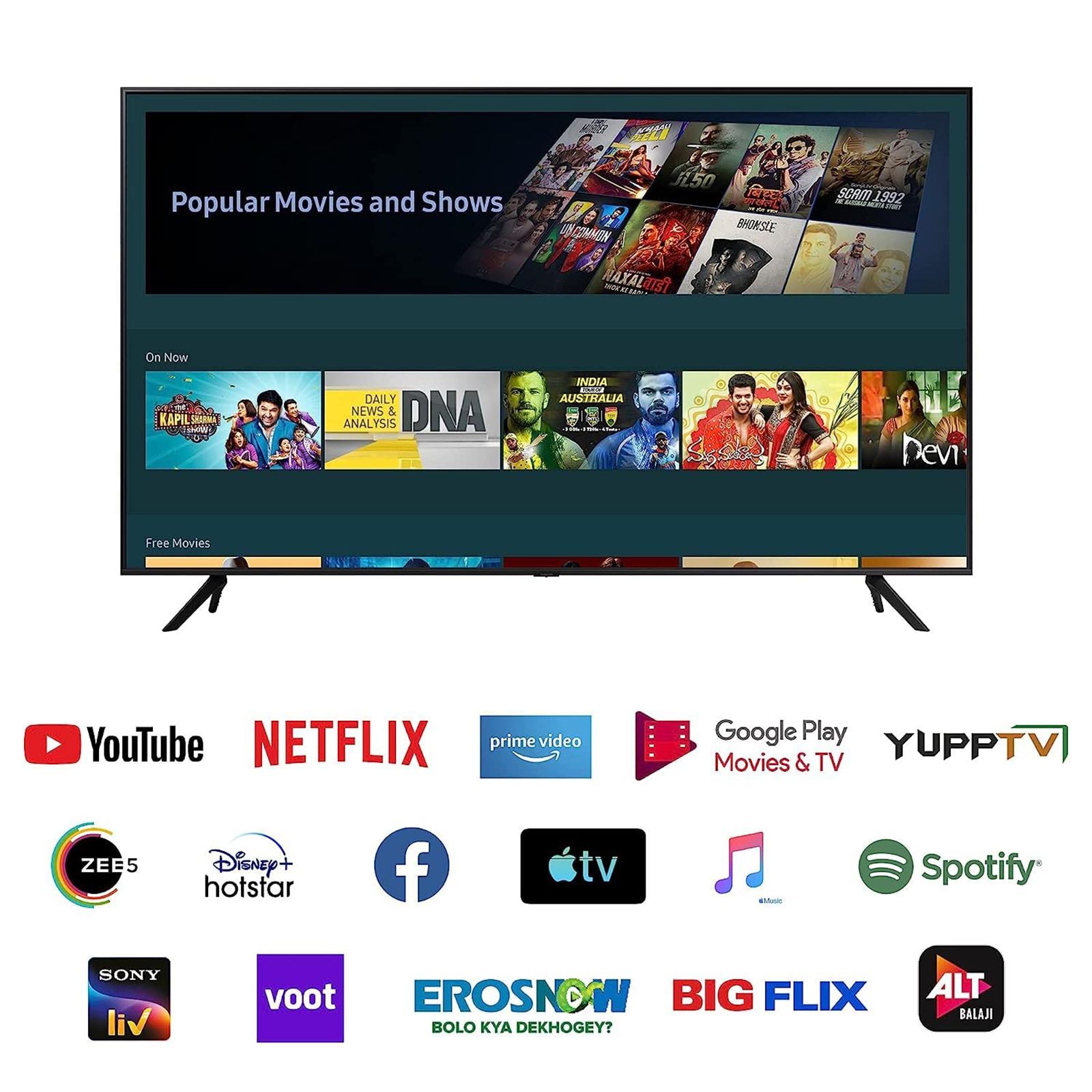 SAMSUNG Crystal 4K 138 cm (55 inch) 4K Ultra HD LED Tizen Smart TV (2021 model)_15