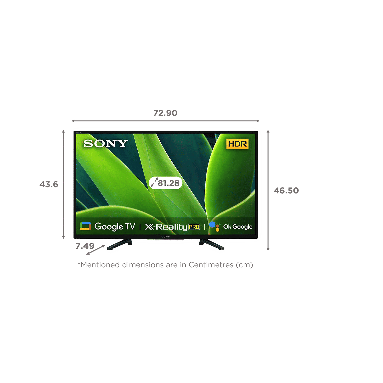 SONY Bravia W830K 80 cm (32 inch) HD Ready LED Smart Android TV with Alexa Compatibility (2022 model)_2