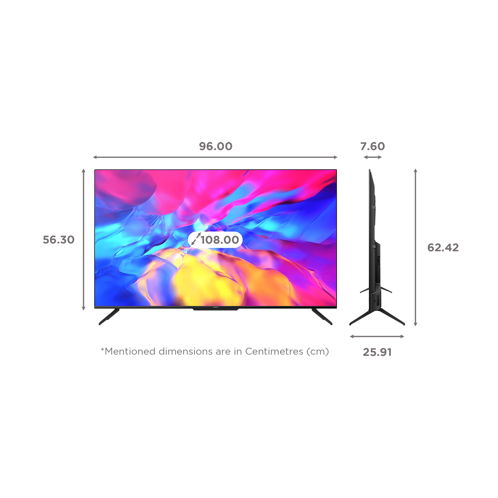 realme 108 cm (43 inch) 4K Ultra HD LED Android TV with Google Assistant (2021 model)_2