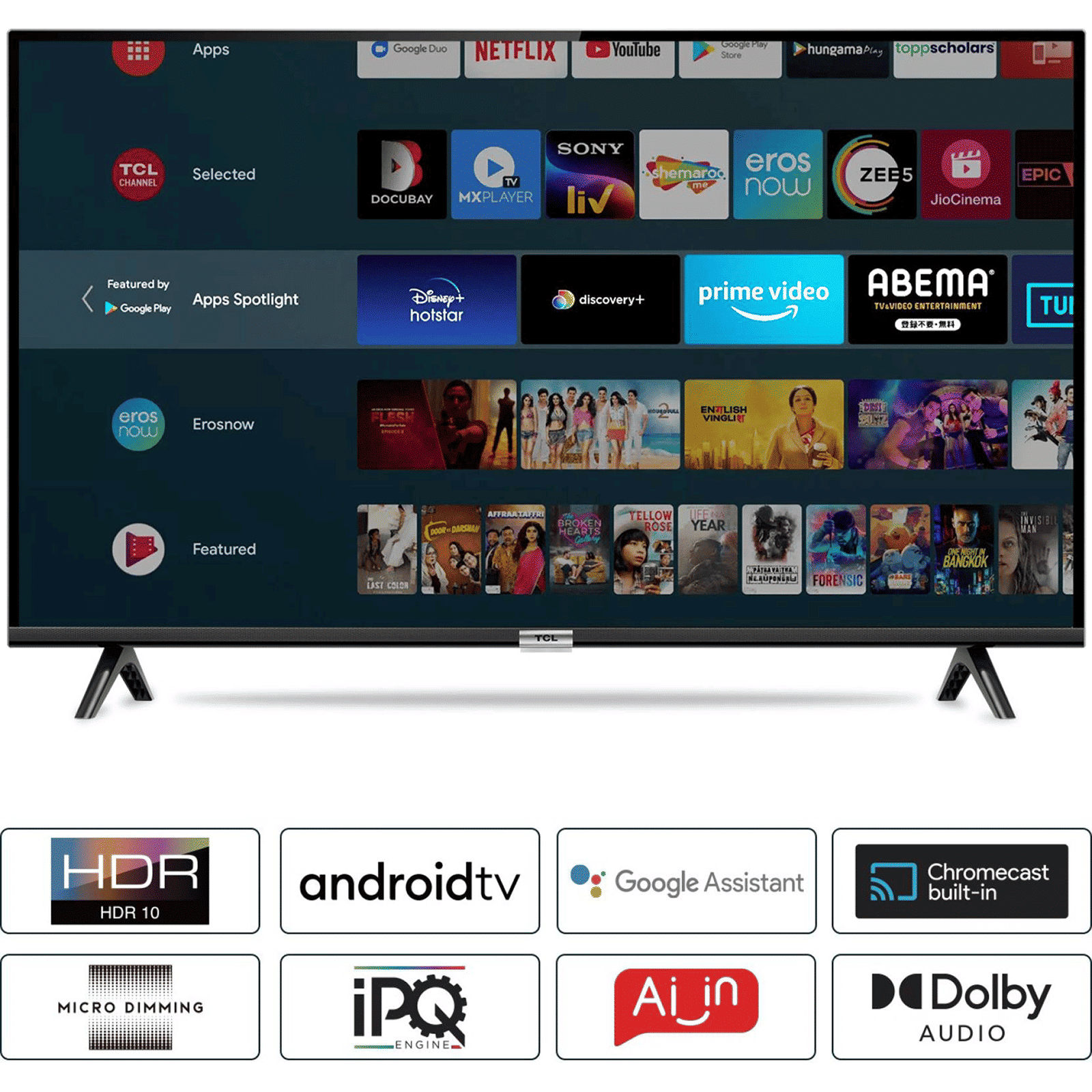 TCL S5205 81 cm (32 inch) HD Ready LED Smart Android TV with Google Assistant (2021 model)_14