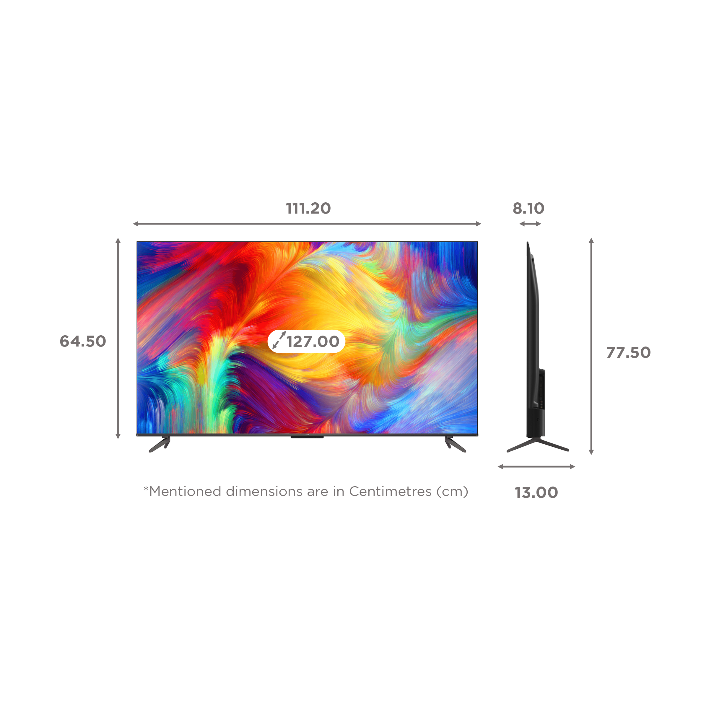 TCL P735 127 cm (50 inch) 4K Ultra HD LED Android TV with Google Assistant (2022 model) TCL P735 127 cm (50 inch) 4K Ultra HD LED Android TV with Google Assistant (2022 model)_2