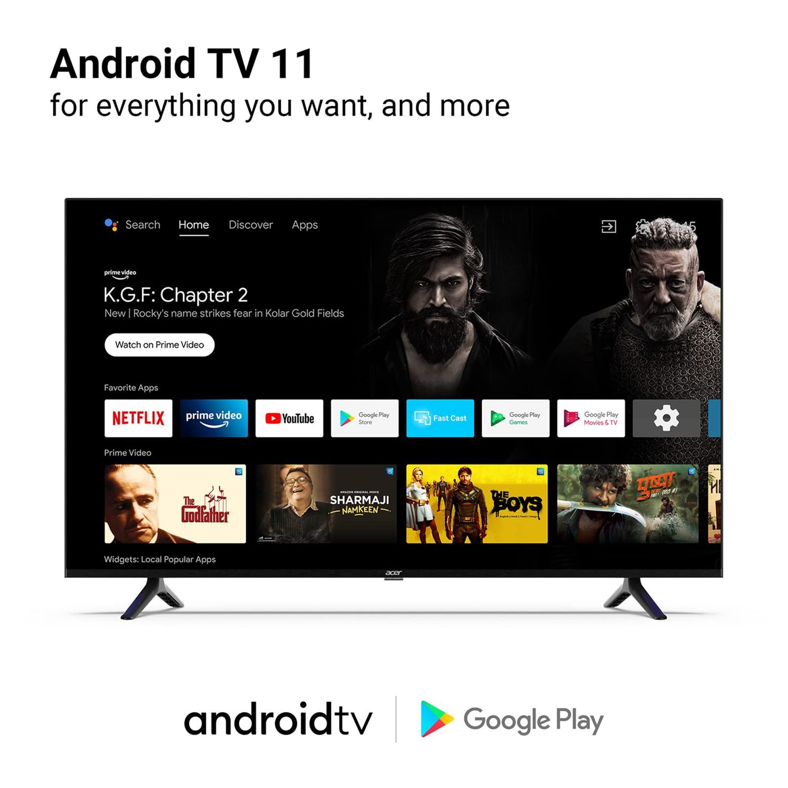acer I Series 109 cm (43 inch) 4K Ultra HD LED Smart Android TV with Google Assistant (2022 model)_5