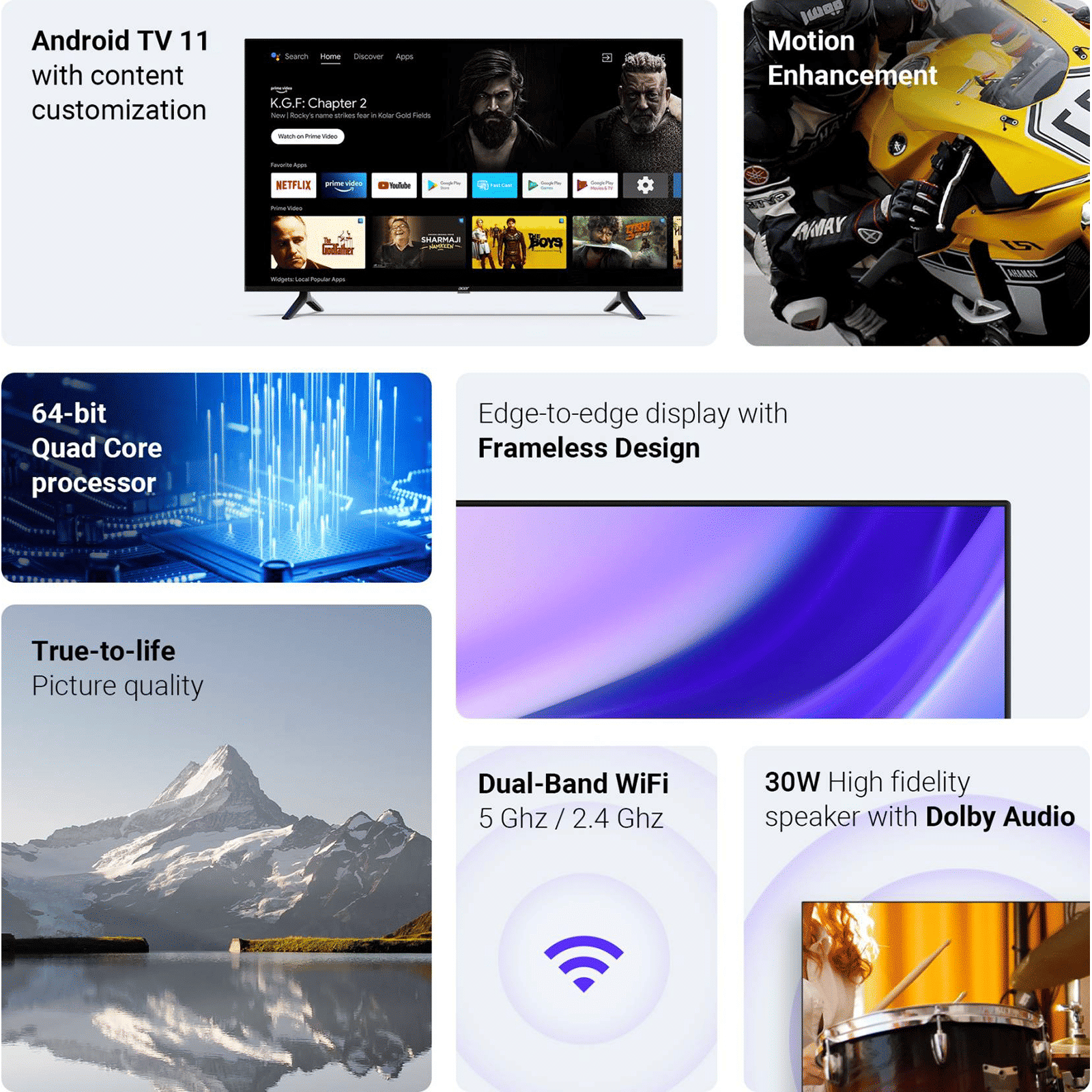 acer I Series 126 cm (50 inch) 4K Ultra HD LED Android TV with Google Assistant (2022 model)_16