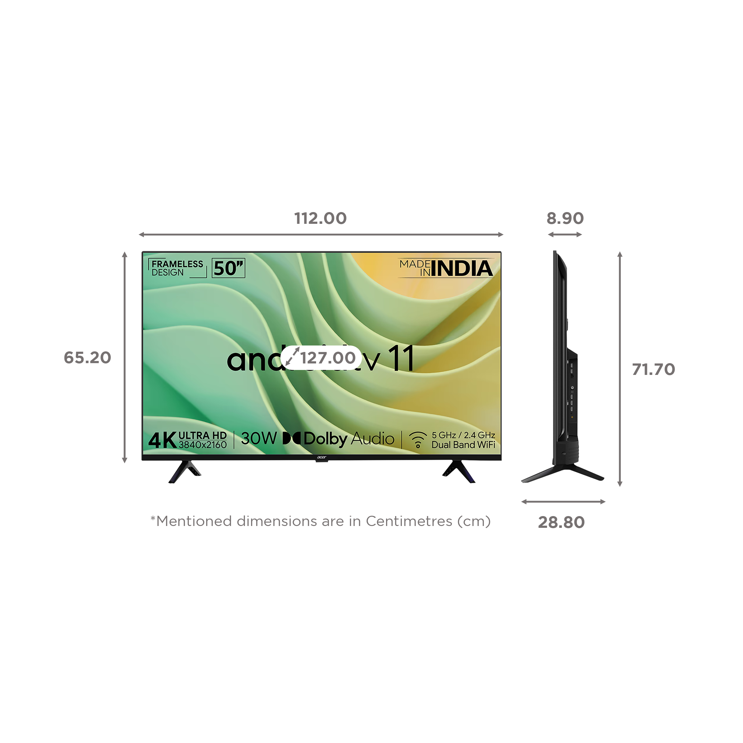 acer I Series 126 cm (50 inch) 4K Ultra HD LED Android TV with Google Assistant (2022 model)_2