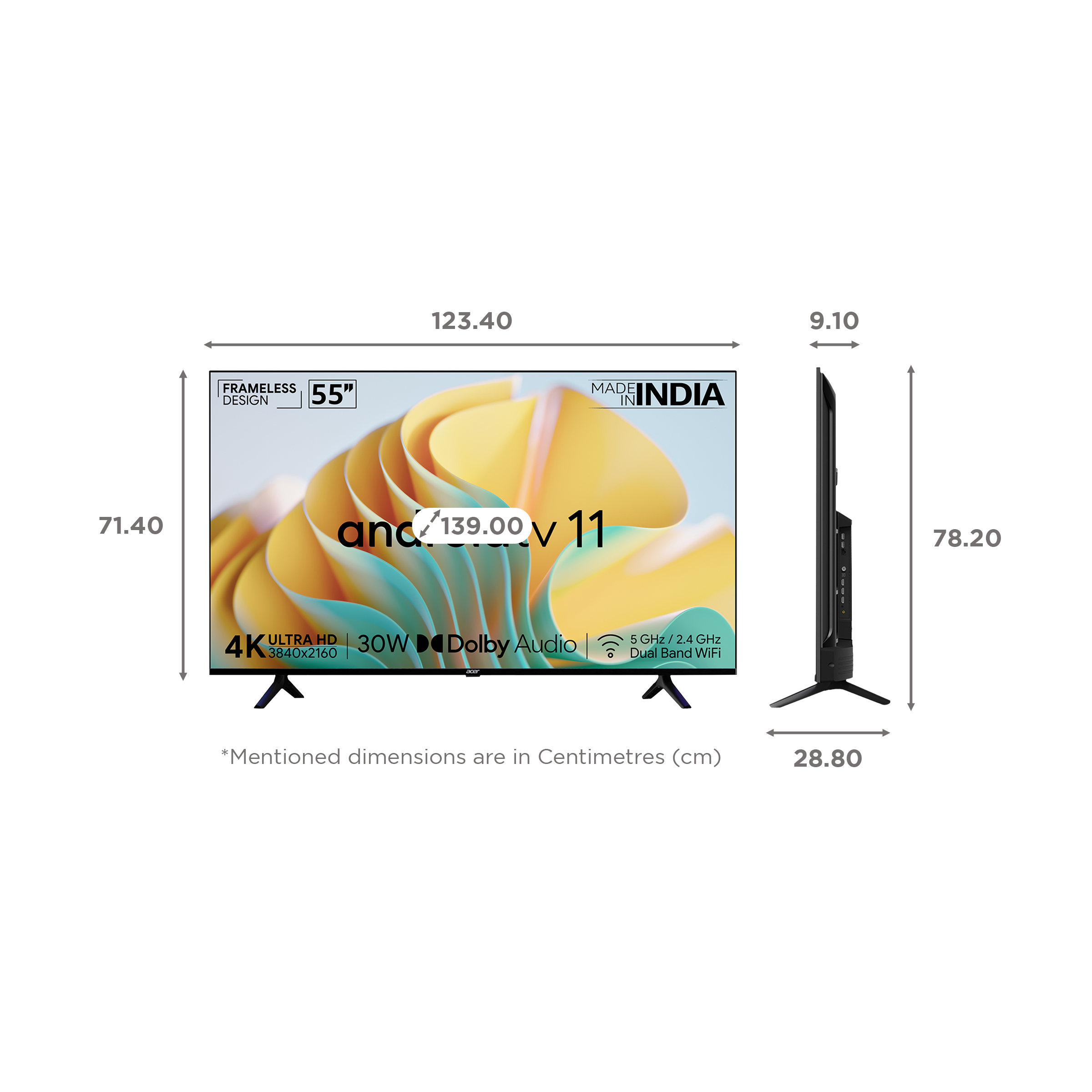 Acer I Series 139 cm (55 inch) 4K Ultra HD LED Smart Android TV with Google Assistant (2022 model) Acer I Series 139 cm (55 inch) 4K Ultra HD LED Smart Android TV with Google Assistant (2022 model)_2