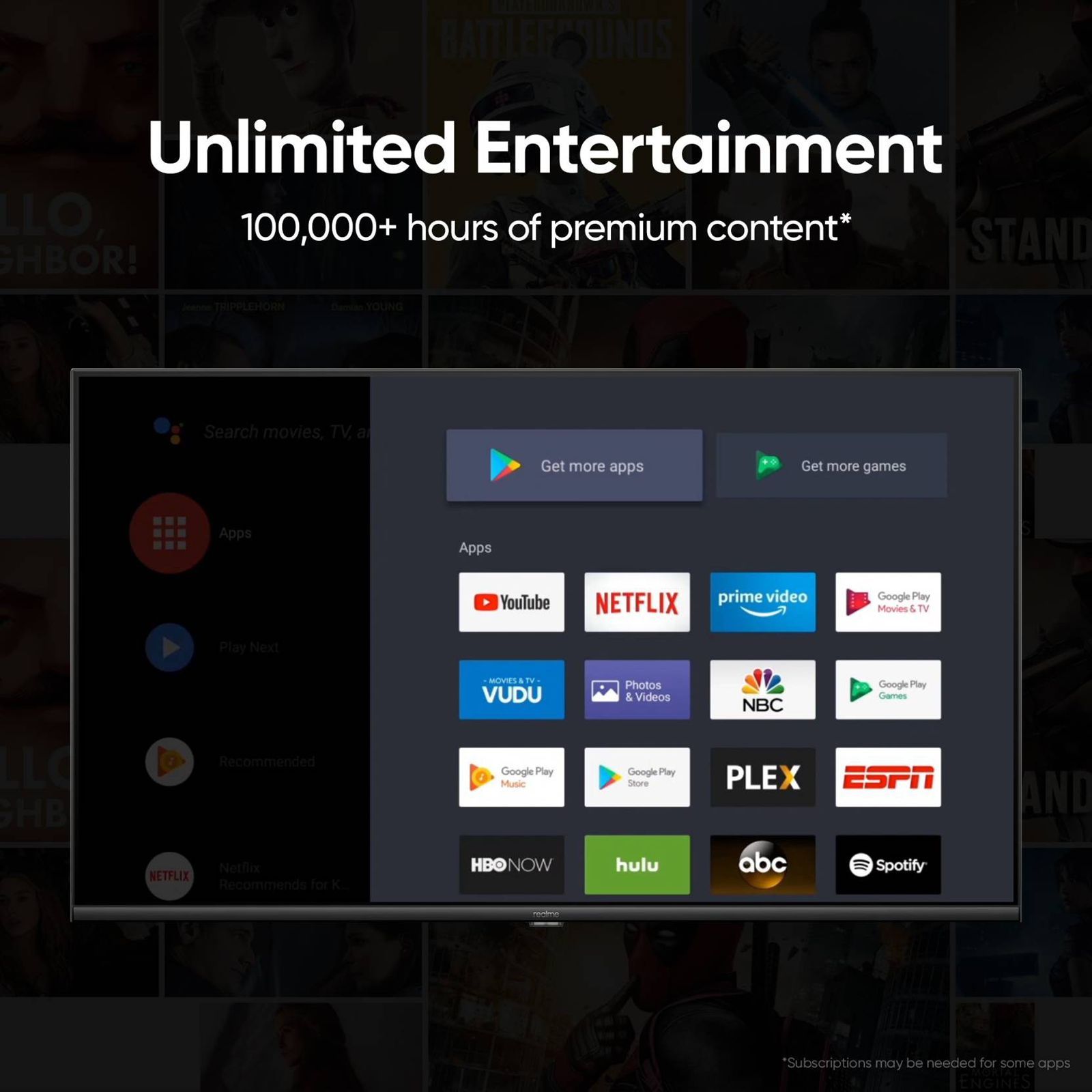 realme 108 cm (43 inch) Full HD LED Smart Android TV with Google Assistant (2022 model) realme 108 cm (43 inch) Full HD LED Smart Android TV with Google Assistant (2022 model)_16