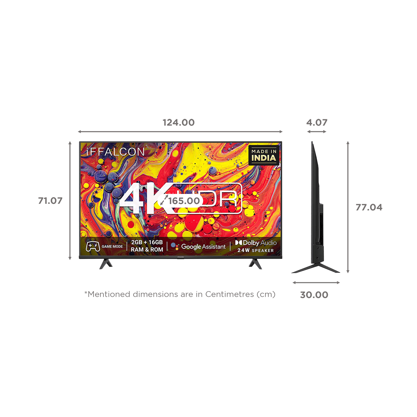 iFFALCON U61 164 cm (65 inch) 4K Ultra HD LED Smart Android TV with Google Assistant (2021 model)_2