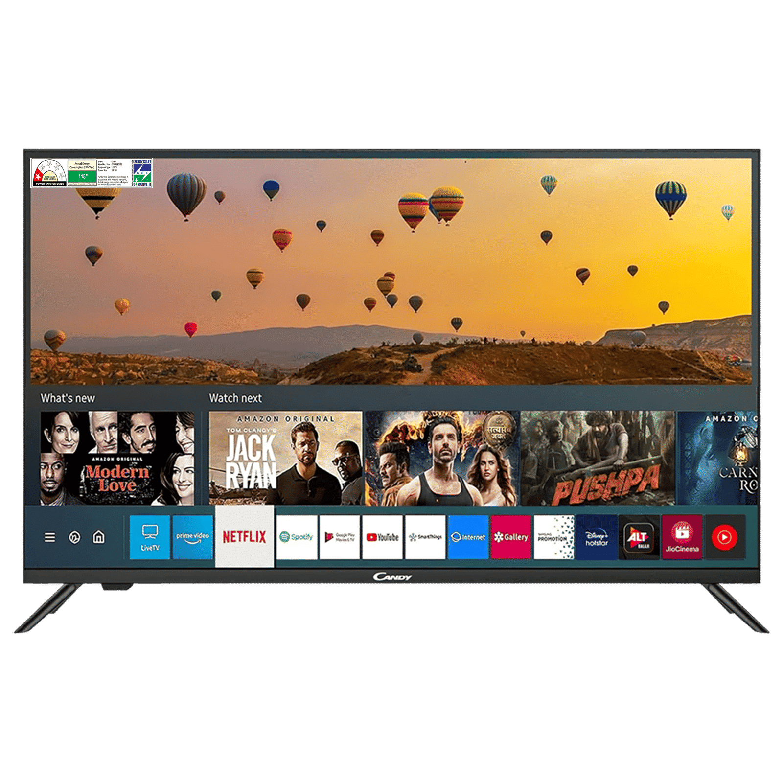 CANDY KA66 109 cm (43 inch) Full HD LED Smart Android TV with Google Assistant (2021 model)_1