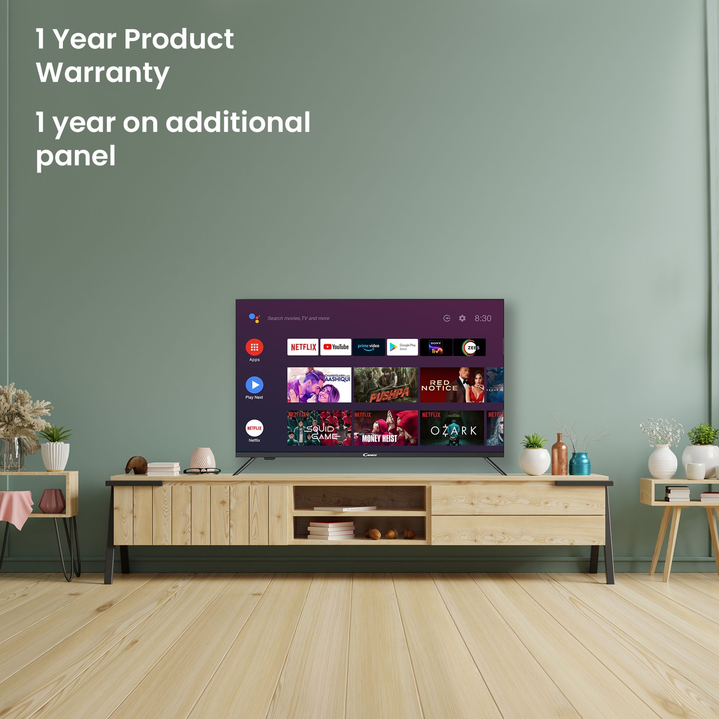 CANDY KA66 109 cm (43 inch) Full HD LED Smart Android TV with Google Assistant (2021 model)_13
