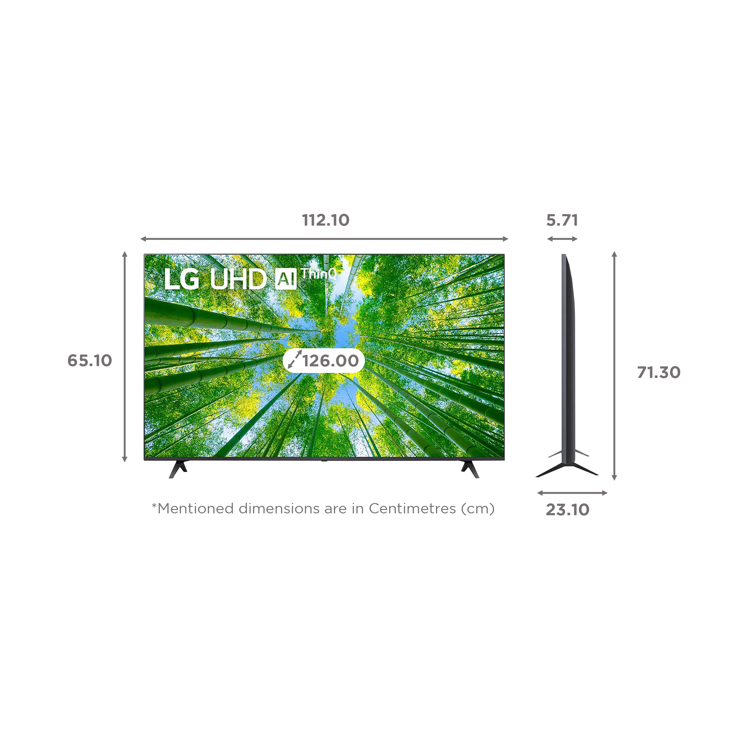 LG UQ80 126 cm (50 inch) 4K Ultra HD LED WebOS TV with Voice Assistance (2022 model)_2