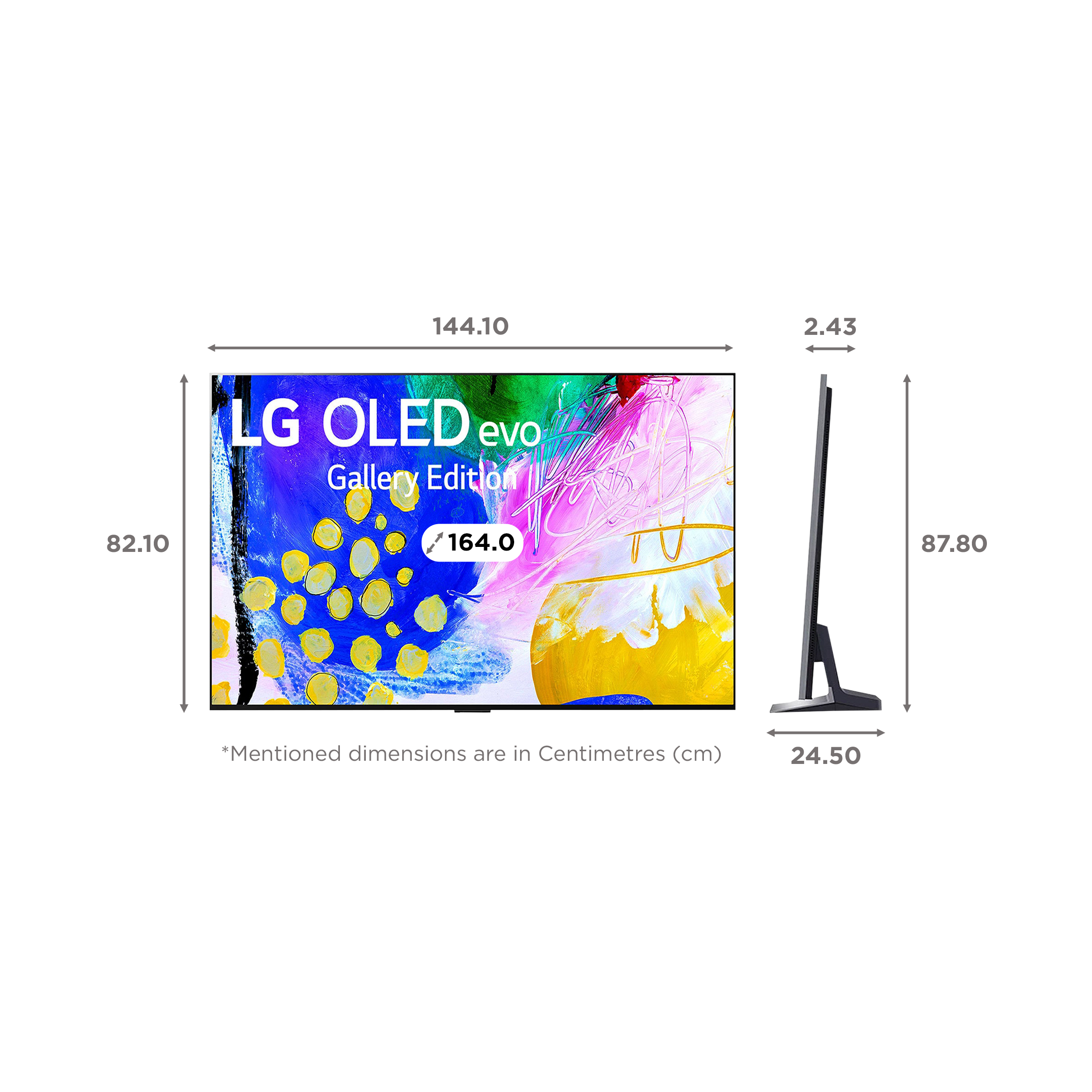 LG evo G2 164 cm (65 inch) 4K Ultra HD OLED Smart WebOS TV with Voice Assistance (2022 model)_2