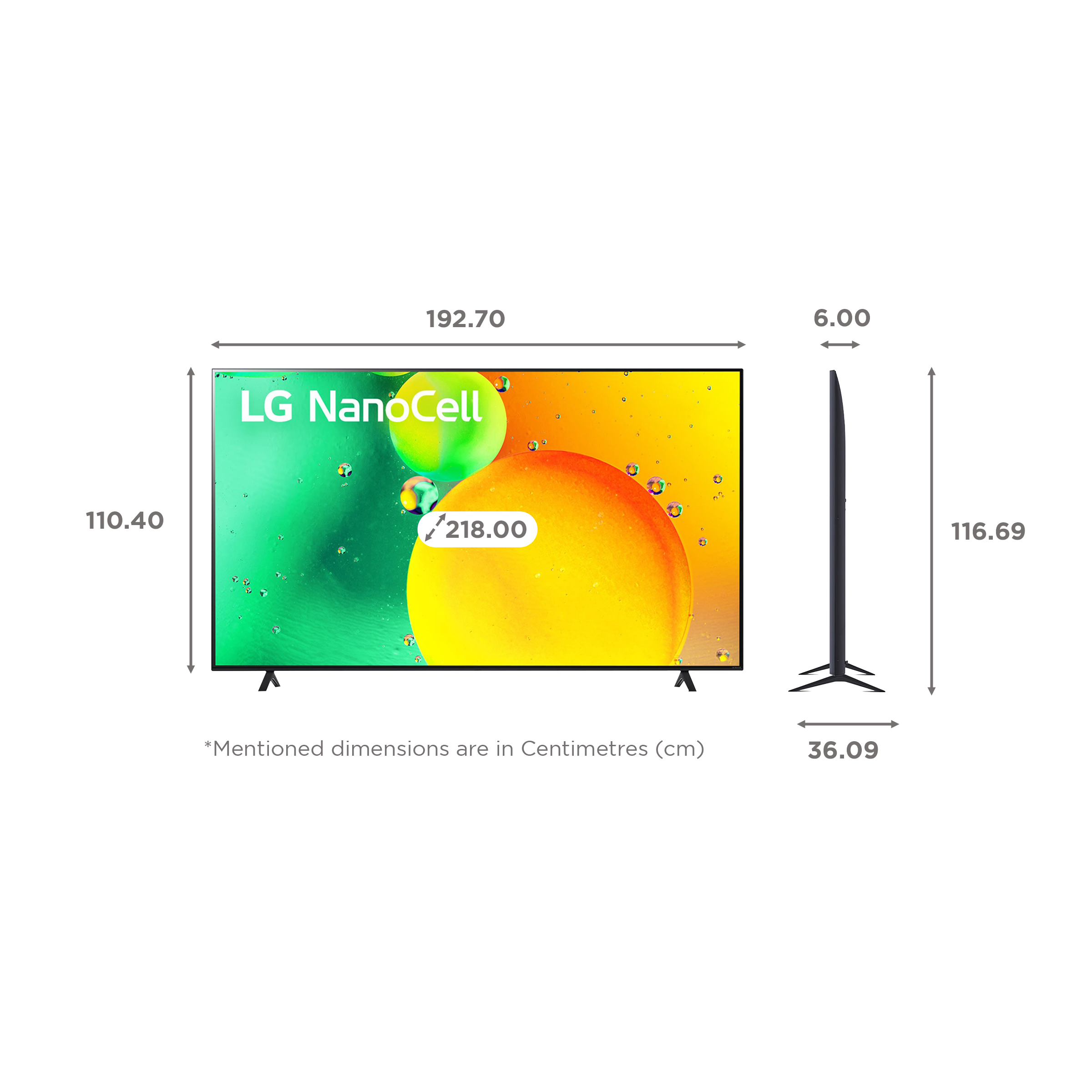 LG NANO75 218 cm (86 inch) 4K Ultra HD Nano Cell Smart WebOS TV with Voice Assistance (2022 model) LG NANO75 218 cm (86 inch) 4K Ultra HD Nano Cell Smart WebOS TV with Voice Assistance (2022 model)_2