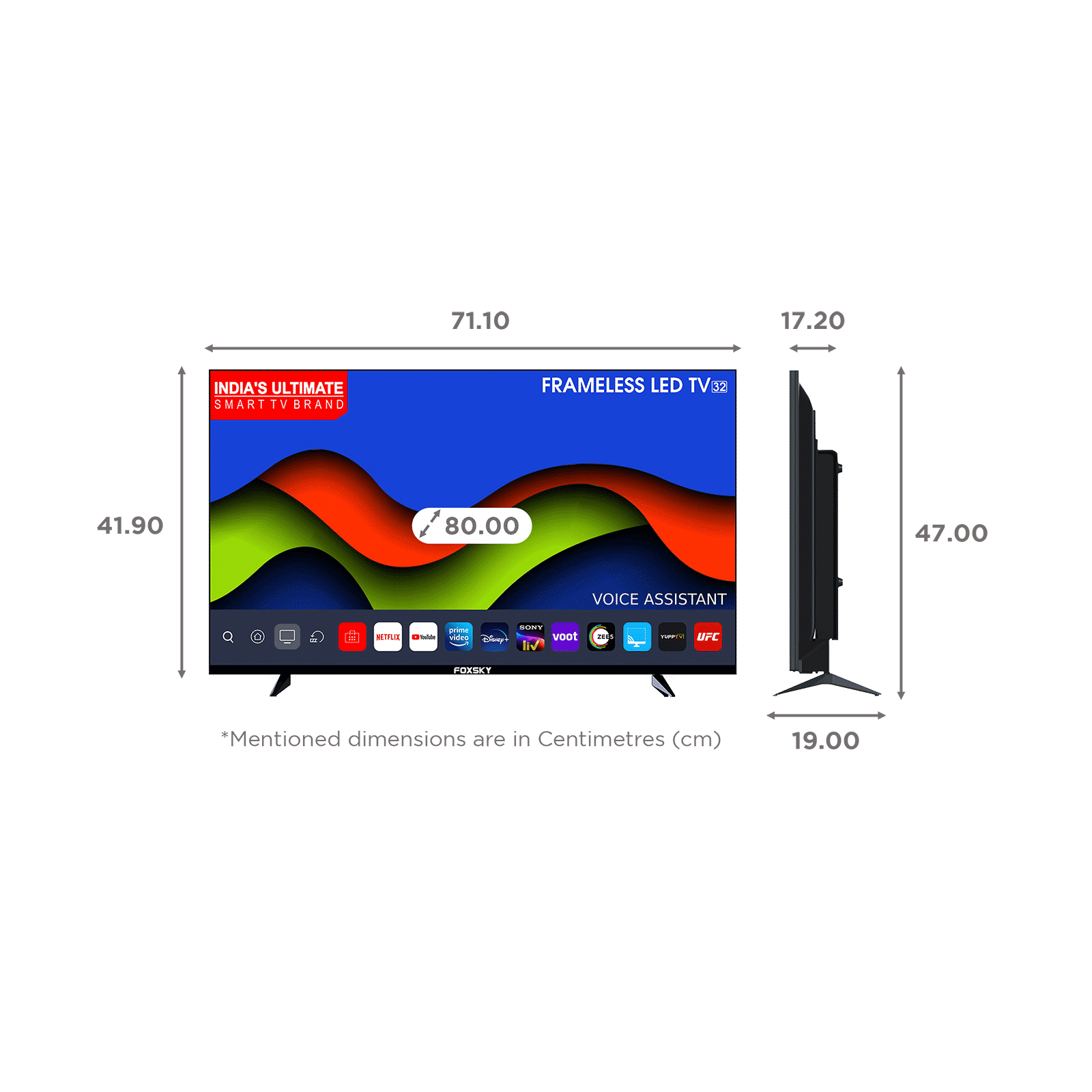 FOXSKY FS-VS 80 cm (32 inch) HD Ready LED Smart Android TV with Google Assistant (2021 model)_2