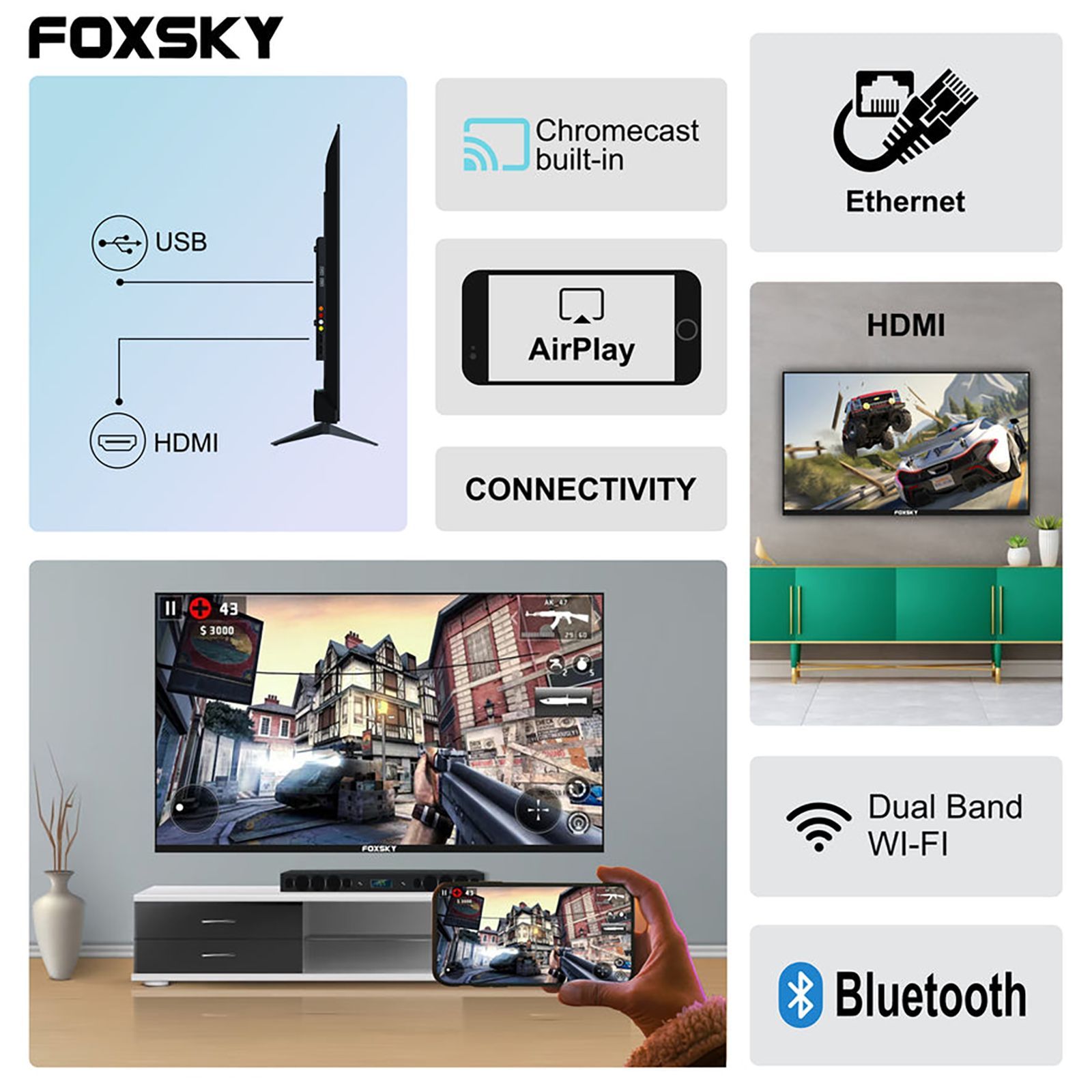 Foxsky 165 cm (65 inch) 4K Ultra HD LED Smart Android TV with Google Assistant (2021 model)_13