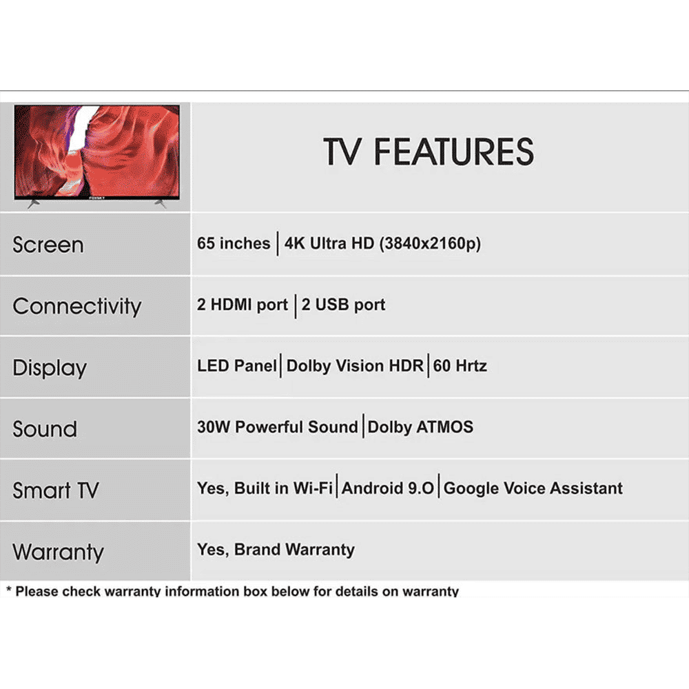 Foxsky 165 cm (65 inch) 4K Ultra HD LED Smart Android TV with Google Assistant (2021 model)_18