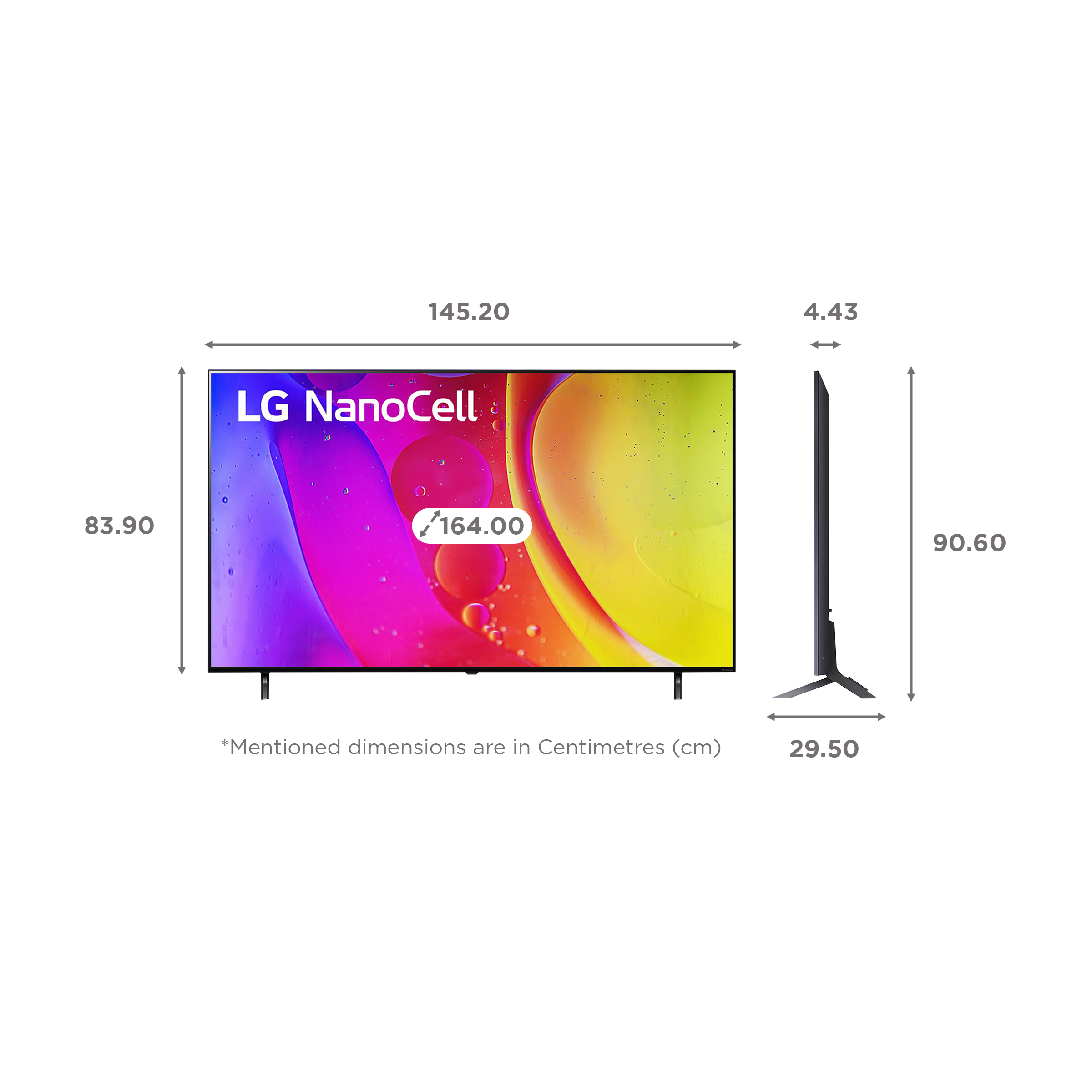 LG Nano80 164 cm (65 inch) 4K Ultra HD Nano Cell Smart WebOS TV with Voice Assistance (2022 model) LG Nano80 164 cm (65 inch) 4K Ultra HD Nano Cell Smart WebOS TV with Voice Assistance (2022 model)_2