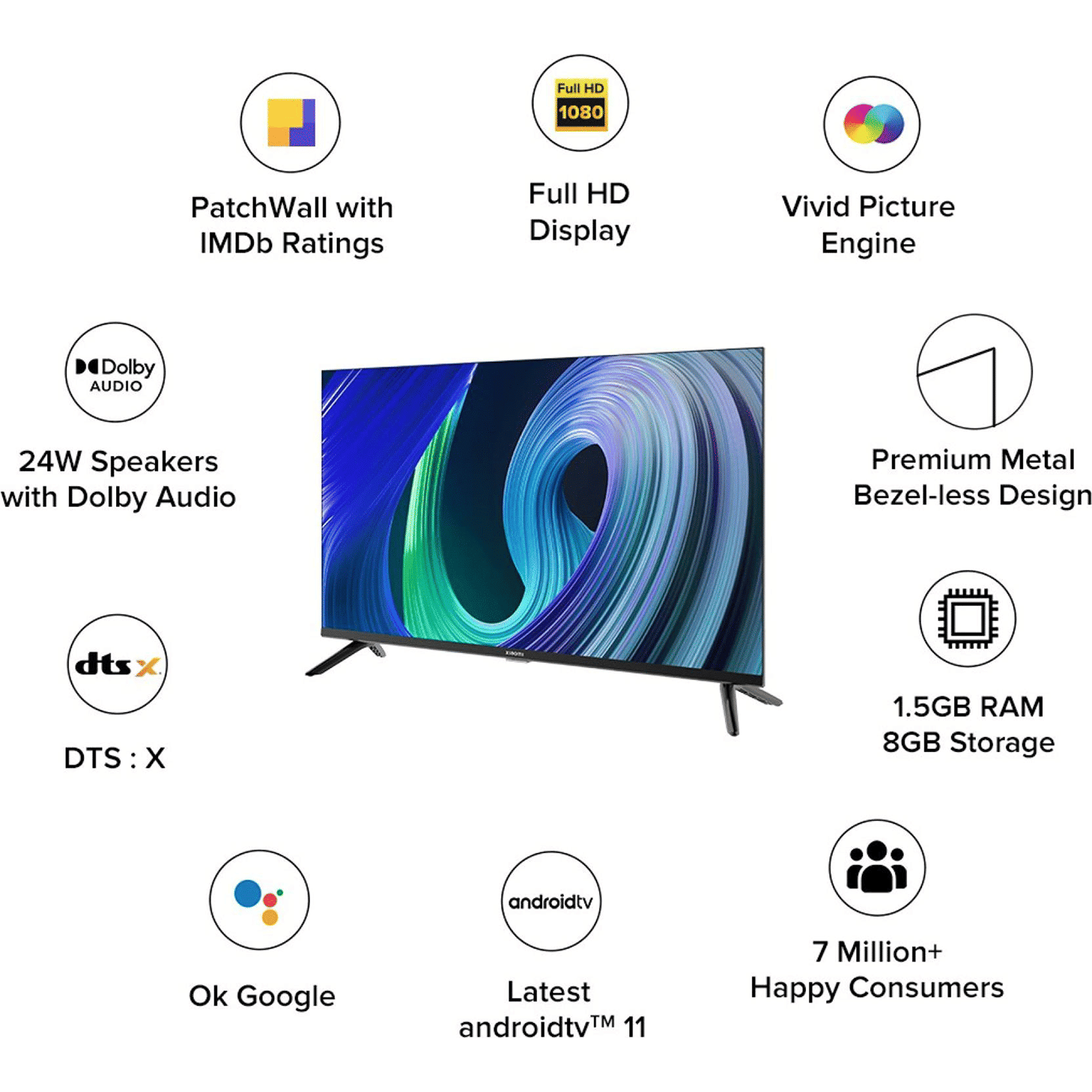 Xiaomi 5A 108 cm (43 inch) Full HD LED Smart Android TV with Google Assistance (2022 model) Xiaomi 5A 108 cm (43 inch) Full HD LED Smart Android TV with Google Assistance (2022 model)_13