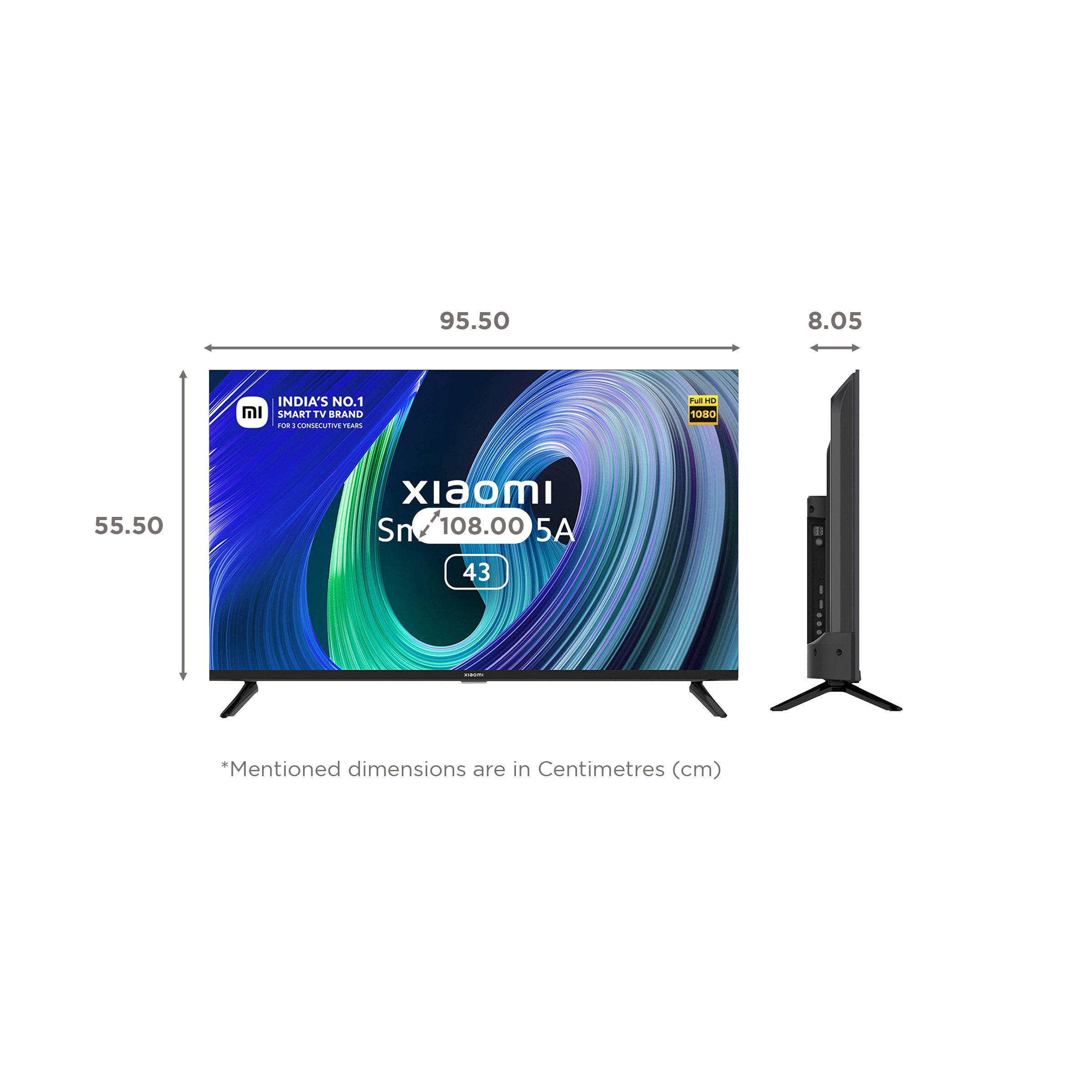 Xiaomi 5A 108 cm (43 inch) Full HD LED Smart Android TV with Google Assistance (2022 model) Xiaomi 5A 108 cm (43 inch) Full HD LED Smart Android TV with Google Assistance (2022 model)_2