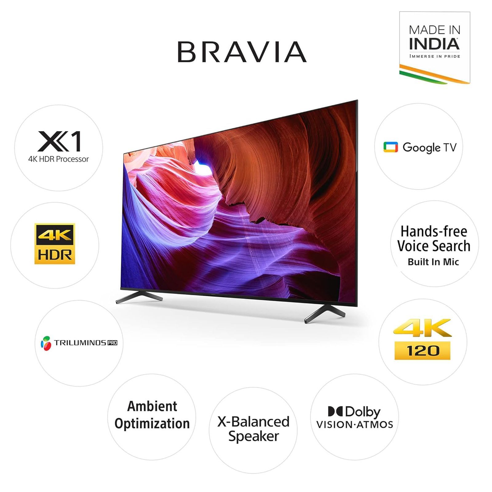 SONY X85K Series 214.8 cm (85 inch) 4K Ultra HD LED Google Android TV with Voice Assistance (2022 model)_15