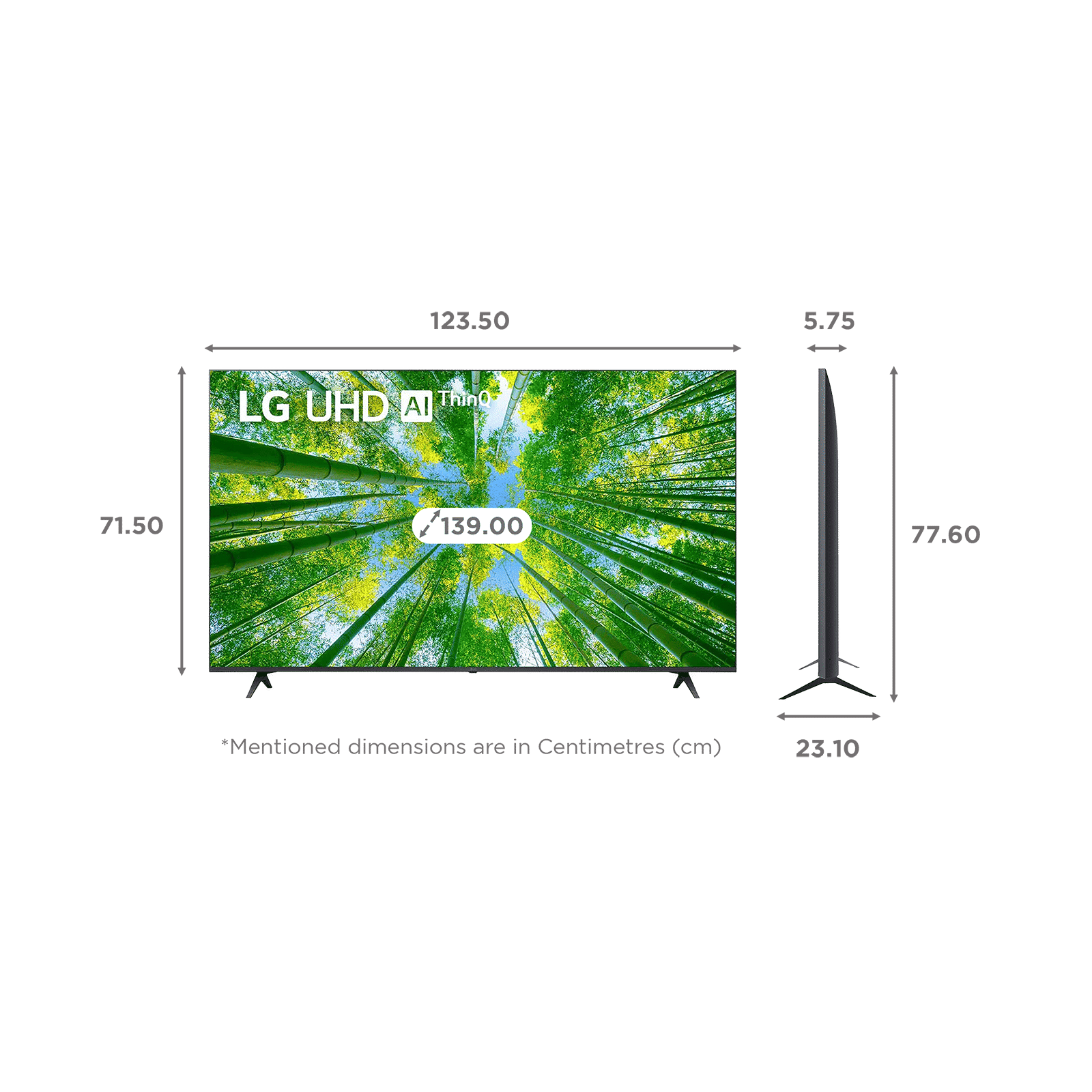 LG UQ80 139 cm (55 inch) 4K Ultra HD LED Smart WebOS TV with Voice Assistance (2022 model)_2