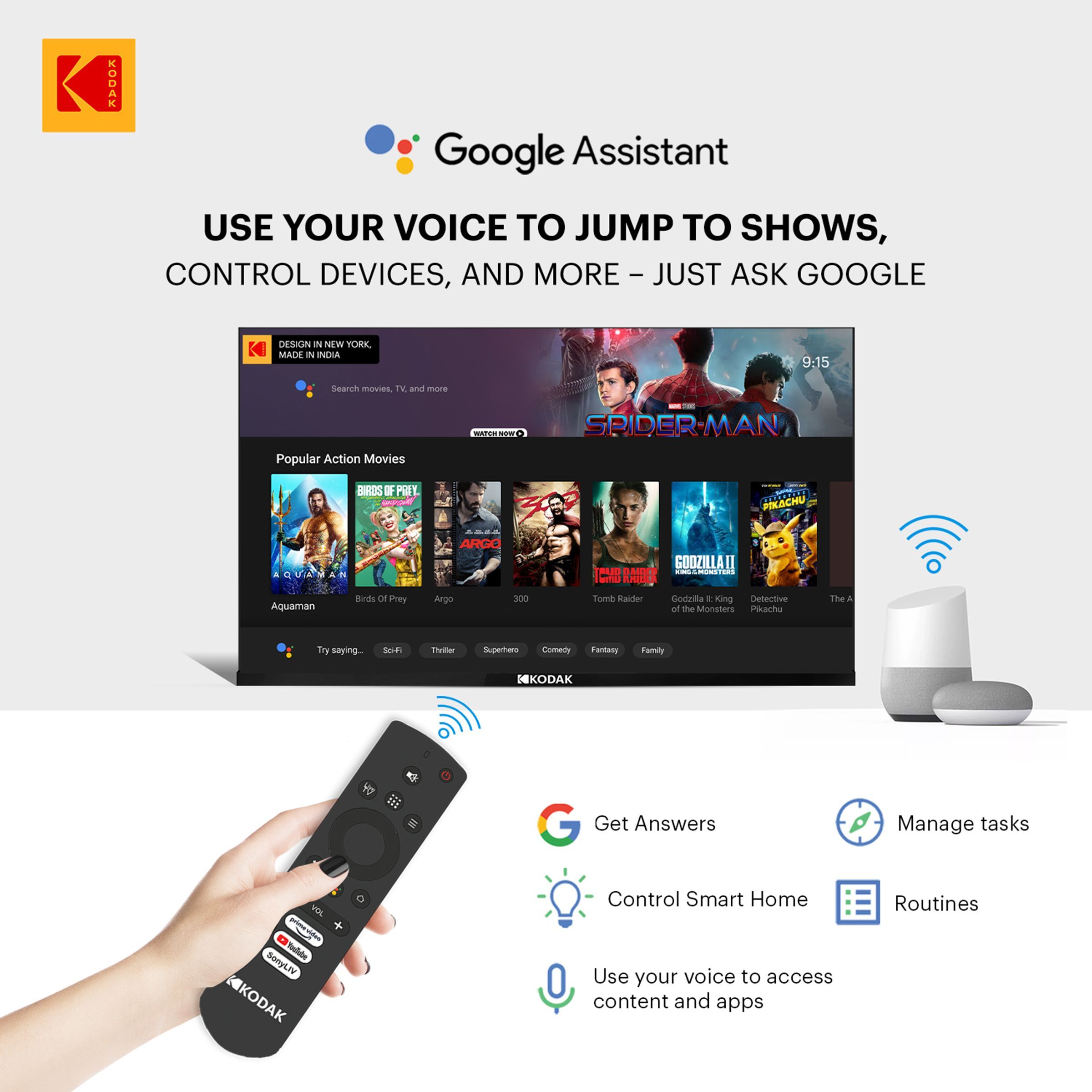 KODAK 7XPRO Series 109 cm (43 inch) 4K Ultra HD LED Android TV with Google Assistant (2021 model)_21