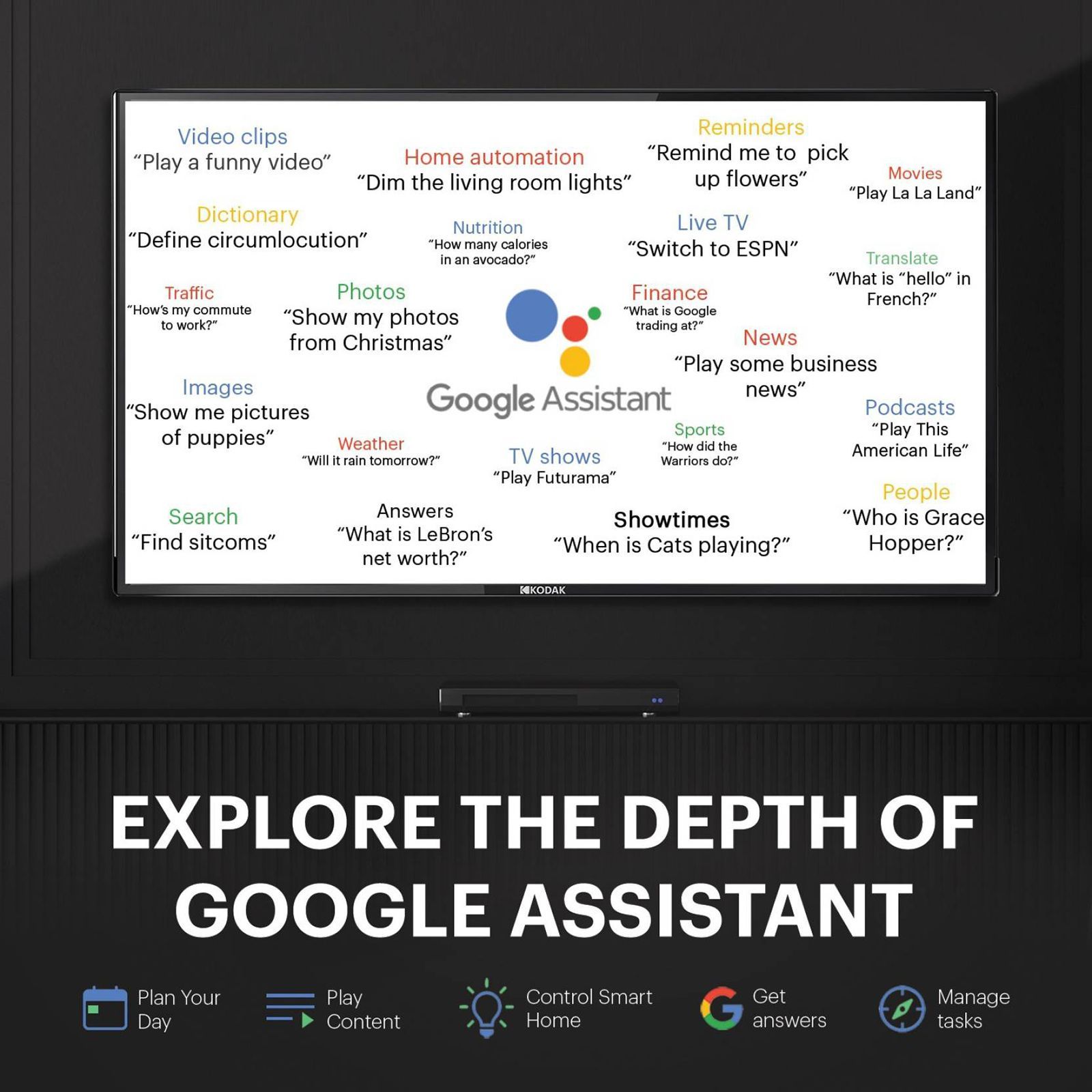 KODAK 7XPRO Series 102 cm (40 inch) Full HD LED Smart Android TV with Google Assistant (2020 model)_7