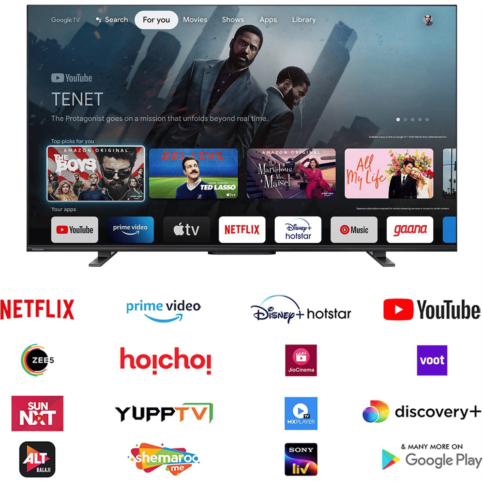 TOSHIBA 55M550LP 139 cm (55 inch) 4K Ultra HD QLED Google TV with Dolby Vision & Dolby Atmos (2022 model)_11