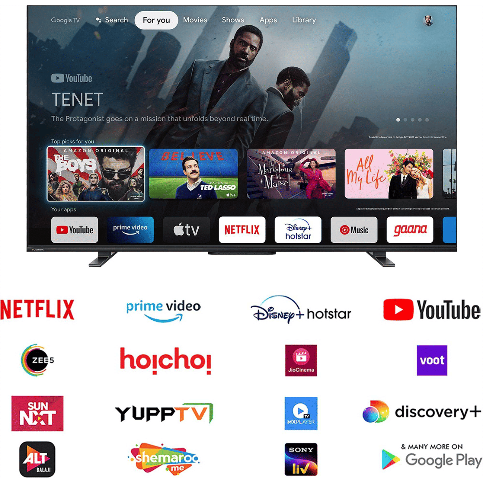 TOSHIBA 65M550LP 164 cm (65 inch) QLED 4K Ultra HD Google TV with Dolby Vision & Dolby Atmos (2022 model)_11