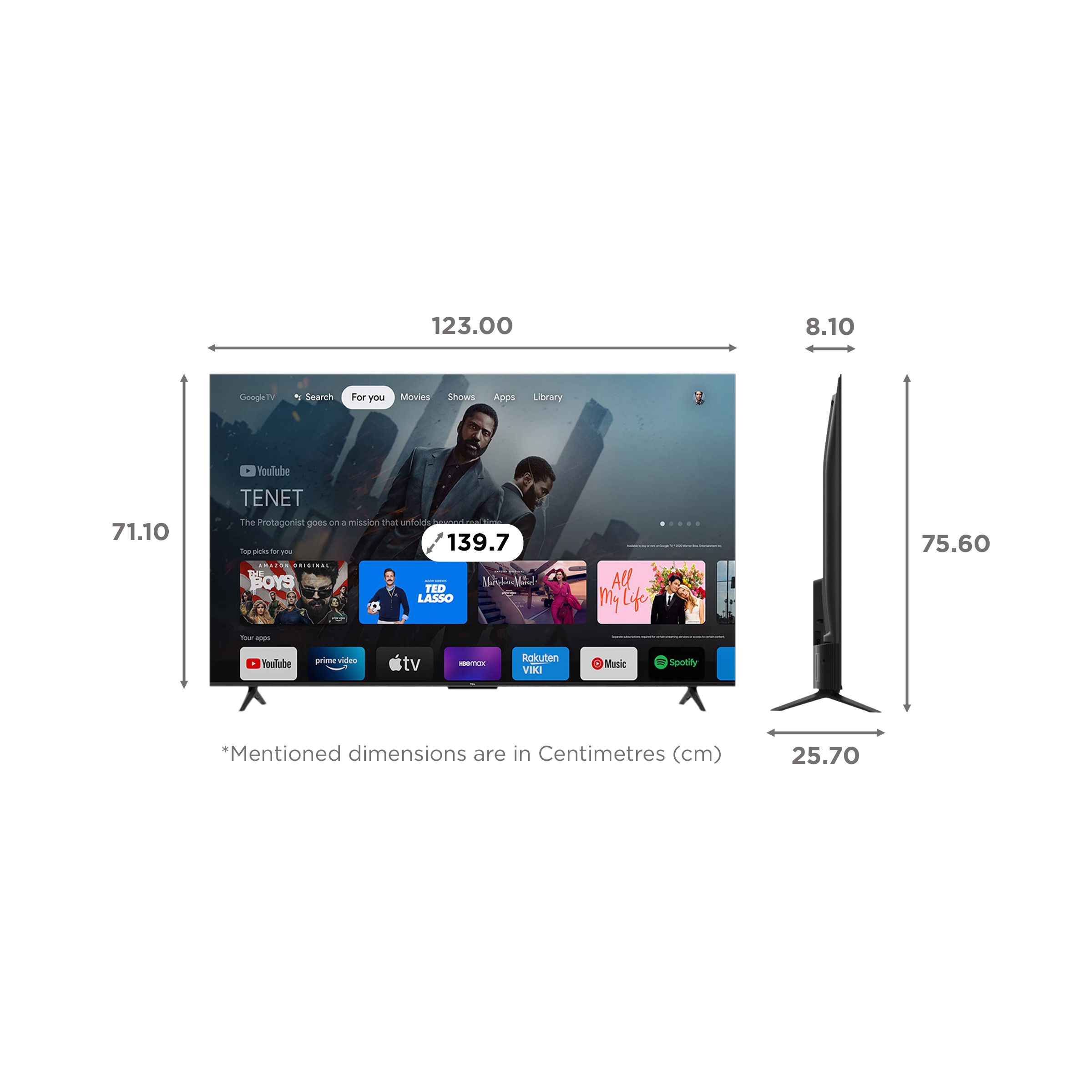 TCL 55P635 139 cm (55 inch) 4K Ultra HD LED Android TV with Dolby Audio (2022 model)_2