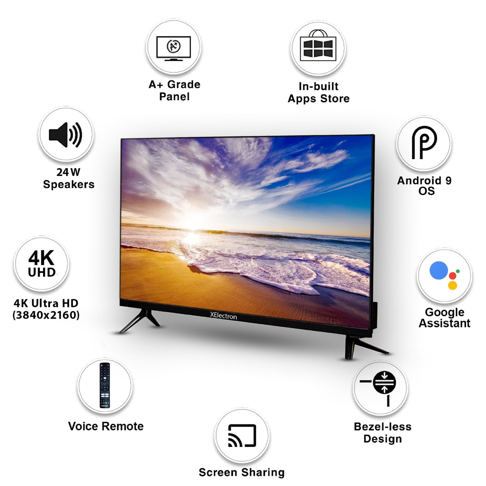 XElectron Series X 108 cm (43 inch) 4K Ultra HD LED Android TV with Dolby Vision & Dolby Atmos(2022 model)_14