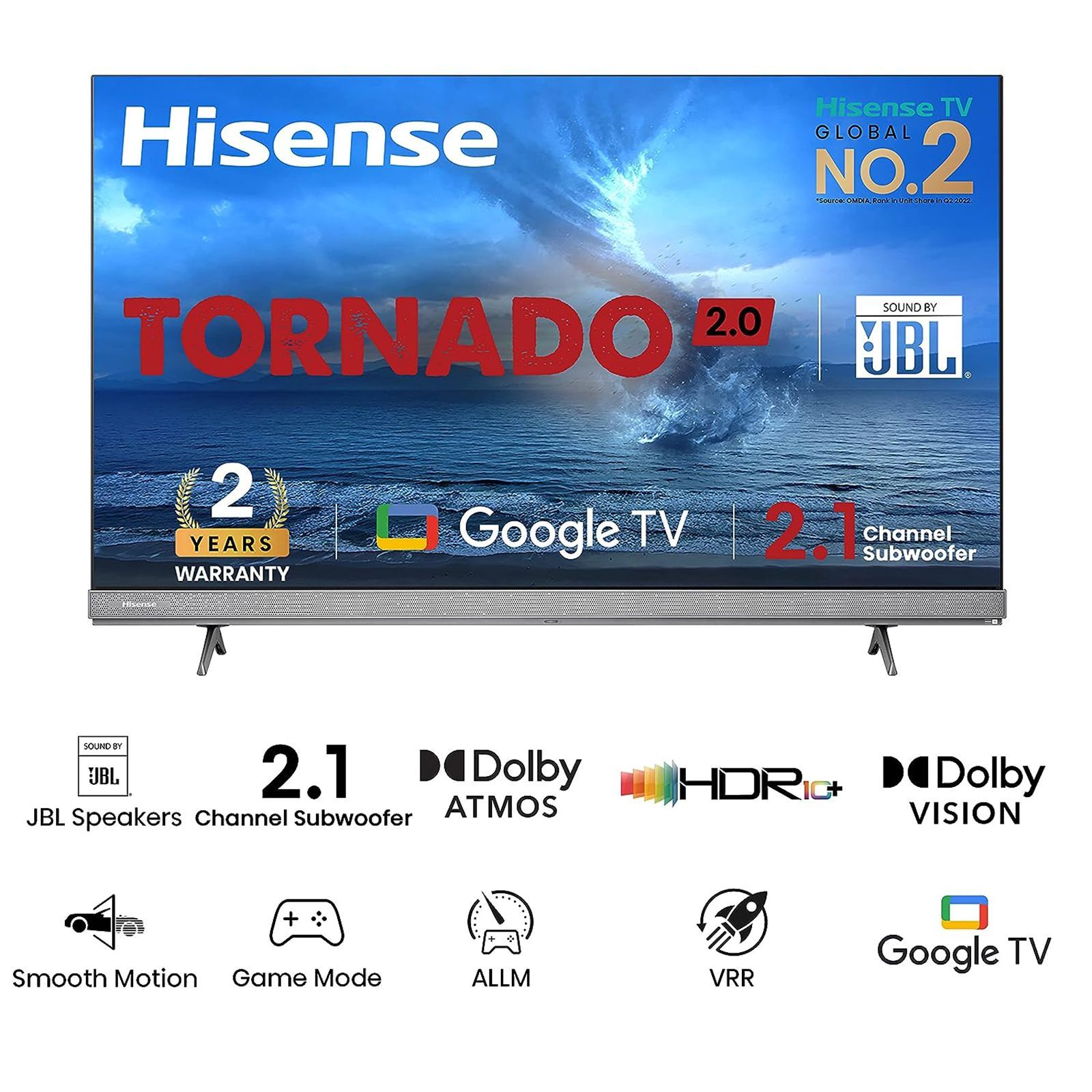 Hisense 65A7H 165 cm (65 inch) 4K Ultra HD LED Google TV with Dolby Vision & Dolby Atmos (2022 model) Hisense 65A7H 165 cm (65 inch) 4K Ultra HD LED Google TV with Dolby Vision & Dolby Atmos (2022 model)_8
