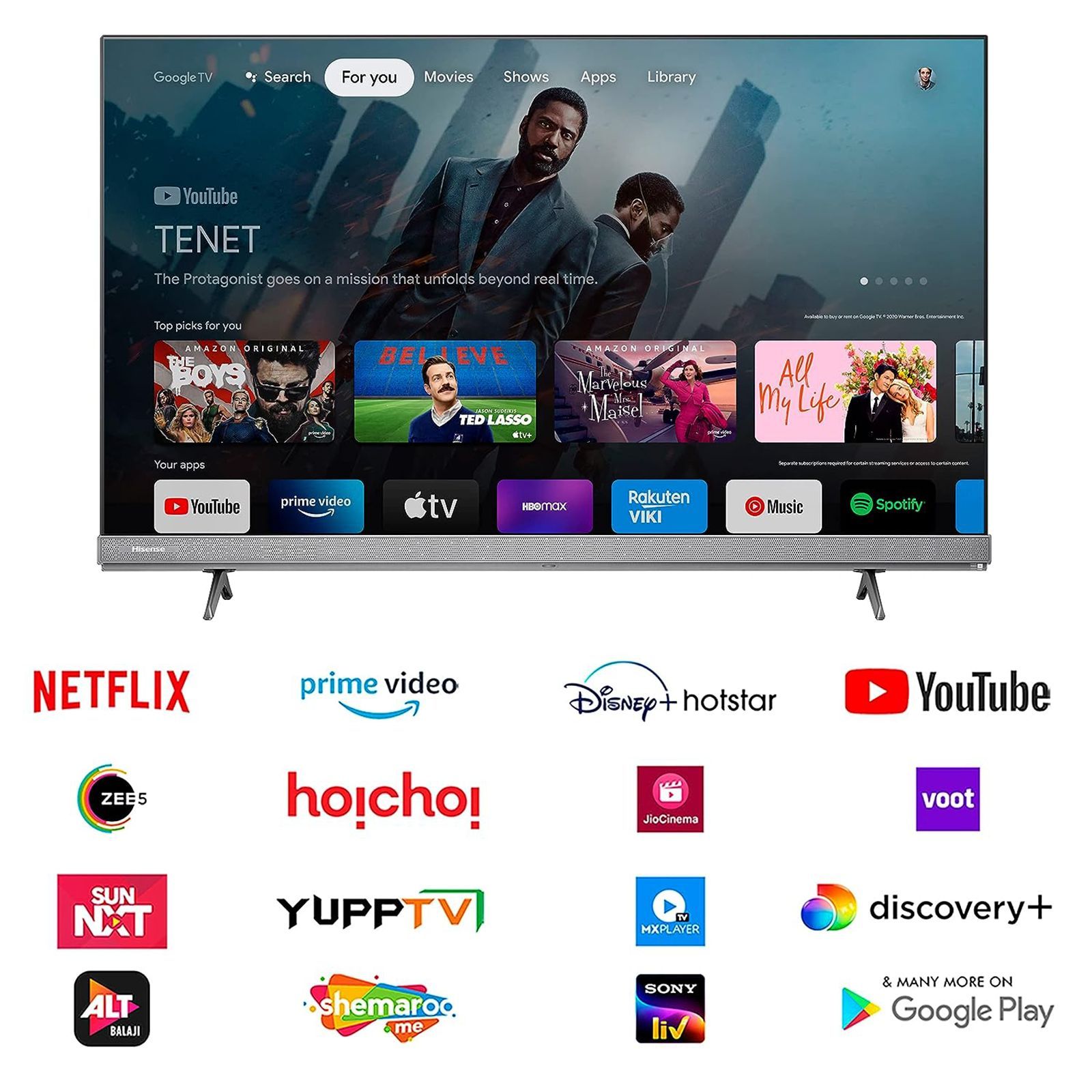Hisense 65A7H 165 cm (65 inch) 4K Ultra HD LED Google TV with Dolby Vision & Dolby Atmos (2022 model) Hisense 65A7H 165 cm (65 inch) 4K Ultra HD LED Google TV with Dolby Vision & Dolby Atmos (2022 model)_9
