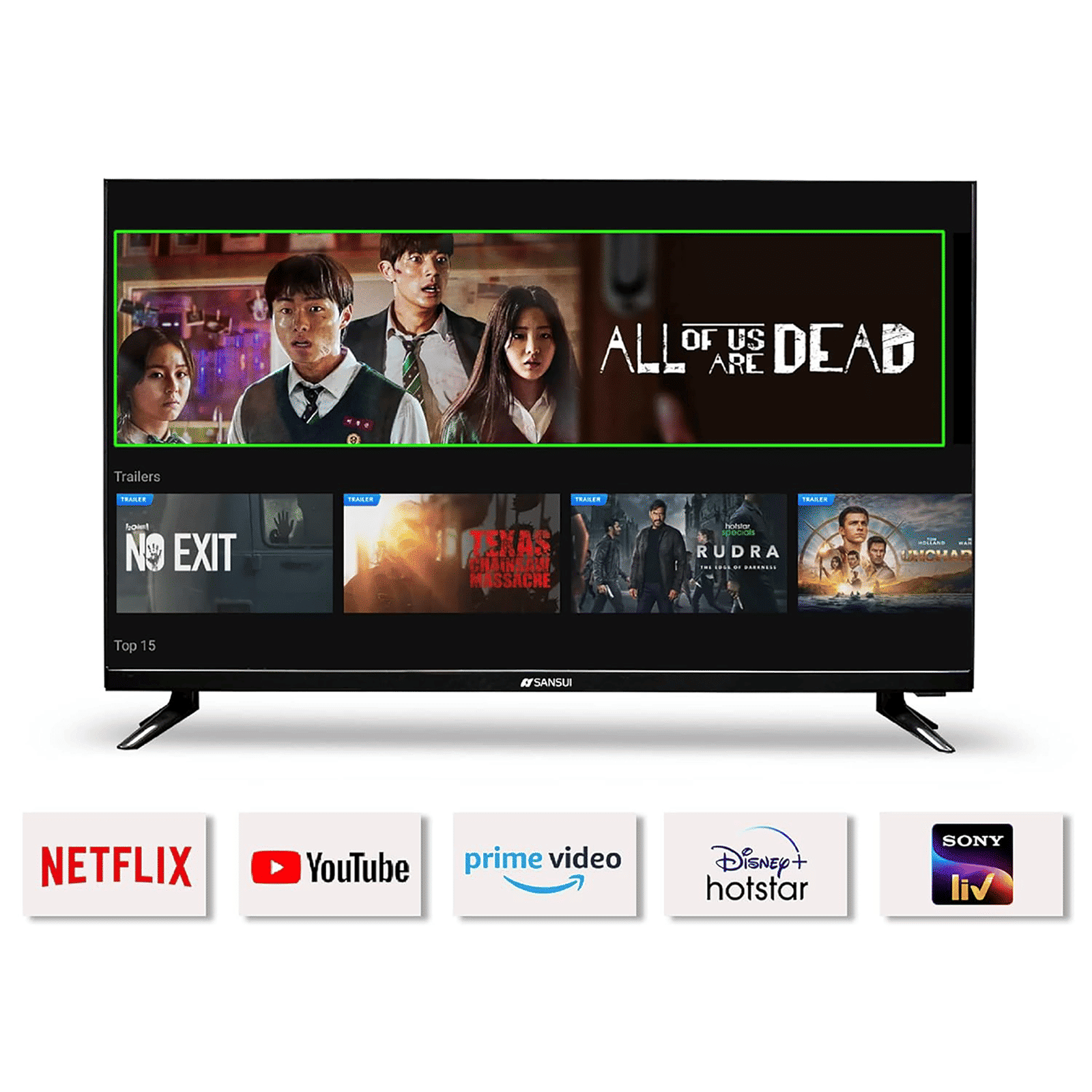 SANSUI 80 cm (32 inch) HD Ready Smart Android TV with 20W Speaker (2021 model) SANSUI 80 cm (32 inch) HD Ready Smart Android TV with 20W Speaker (2021 model)_9