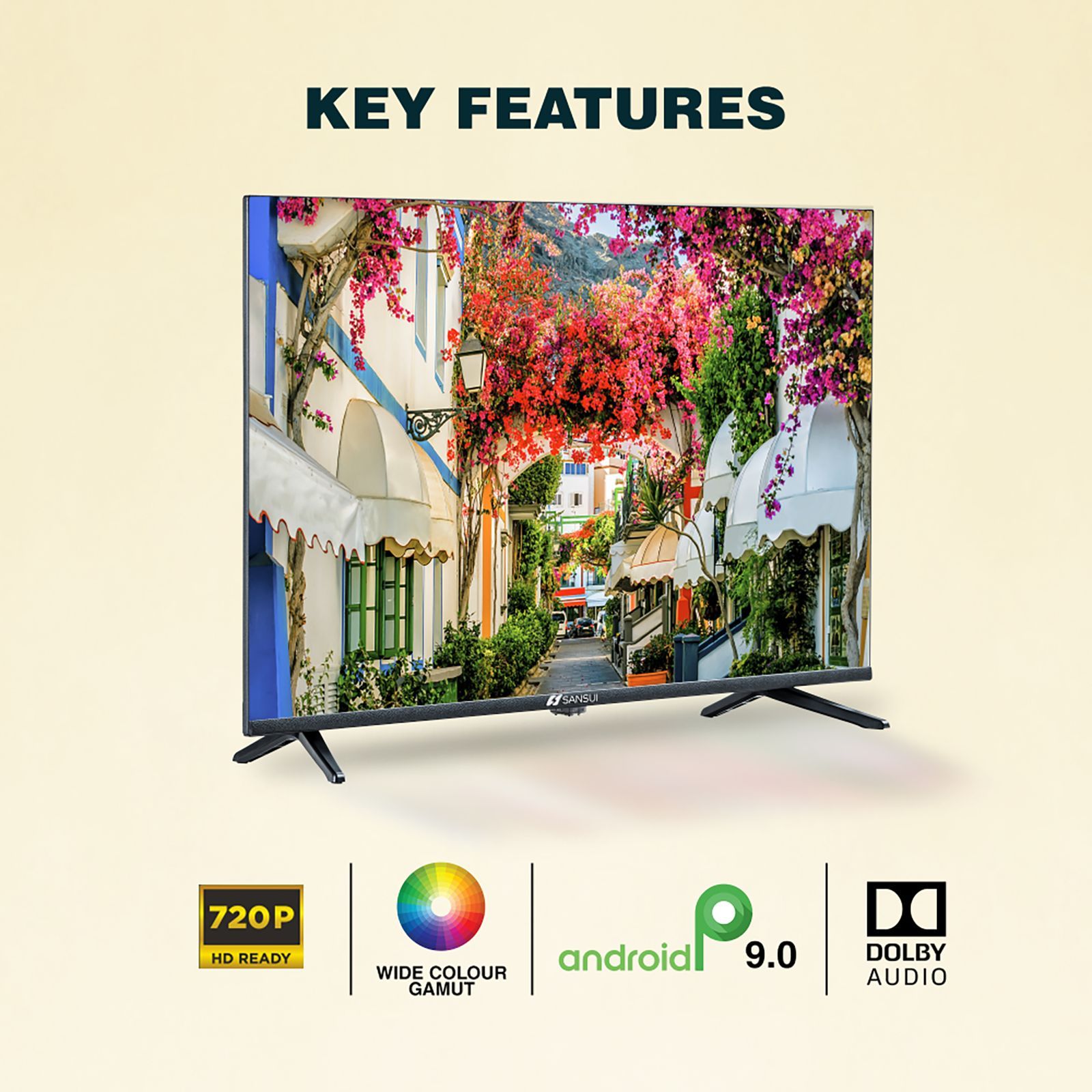 SANSUI 80 cm (32 inch) HD Ready Smart Android TV with Dolby Audio (2021 model) SANSUI 80 cm (32 inch) HD Ready Smart Android TV with Dolby Audio (2021 model)_8