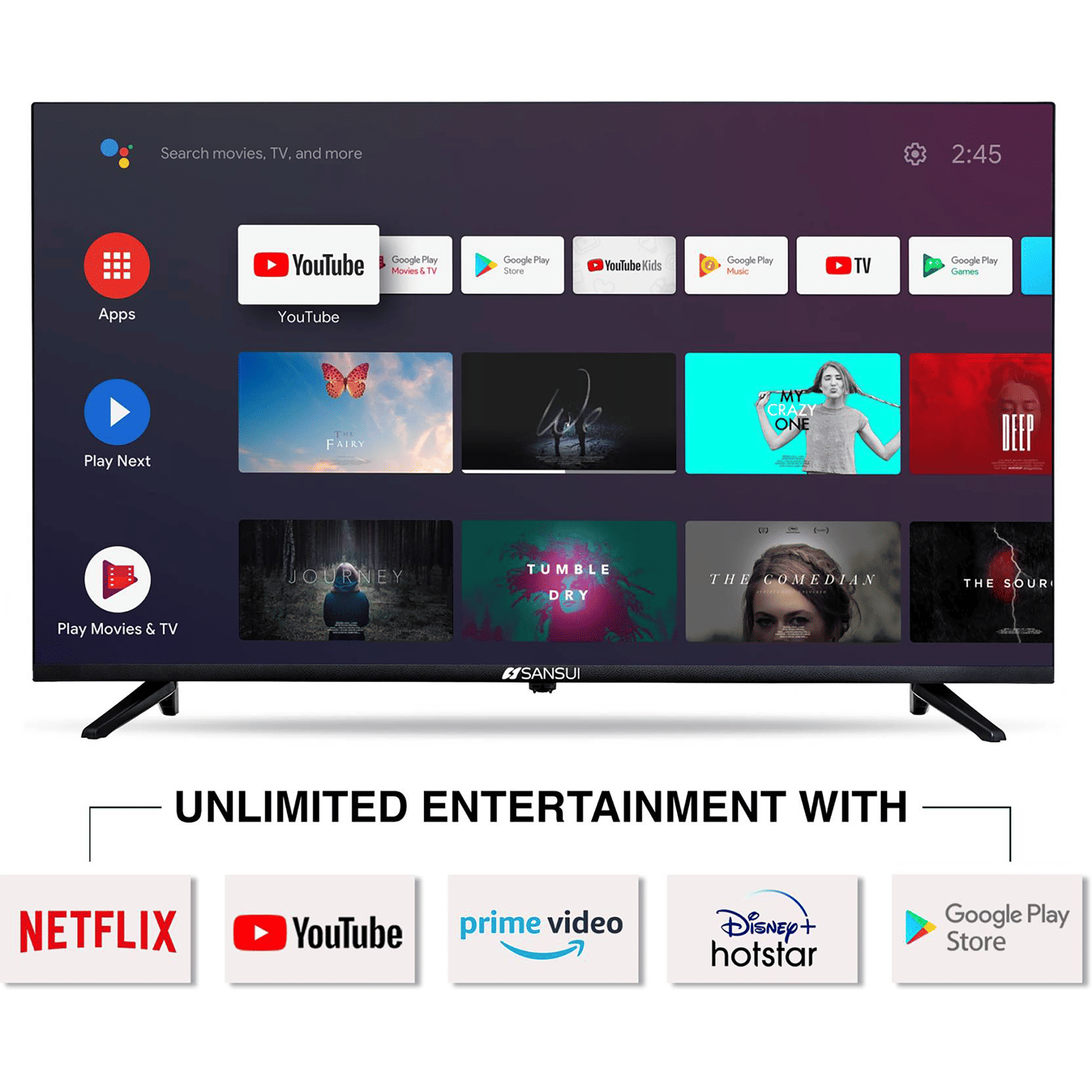 SANSUI 102 cm (40 inch) Full HD Smart Android TV with Dolby Audio (2021 model) SANSUI 102 cm (40 inch) Full HD Smart Android TV with Dolby Audio (2021 model)_15